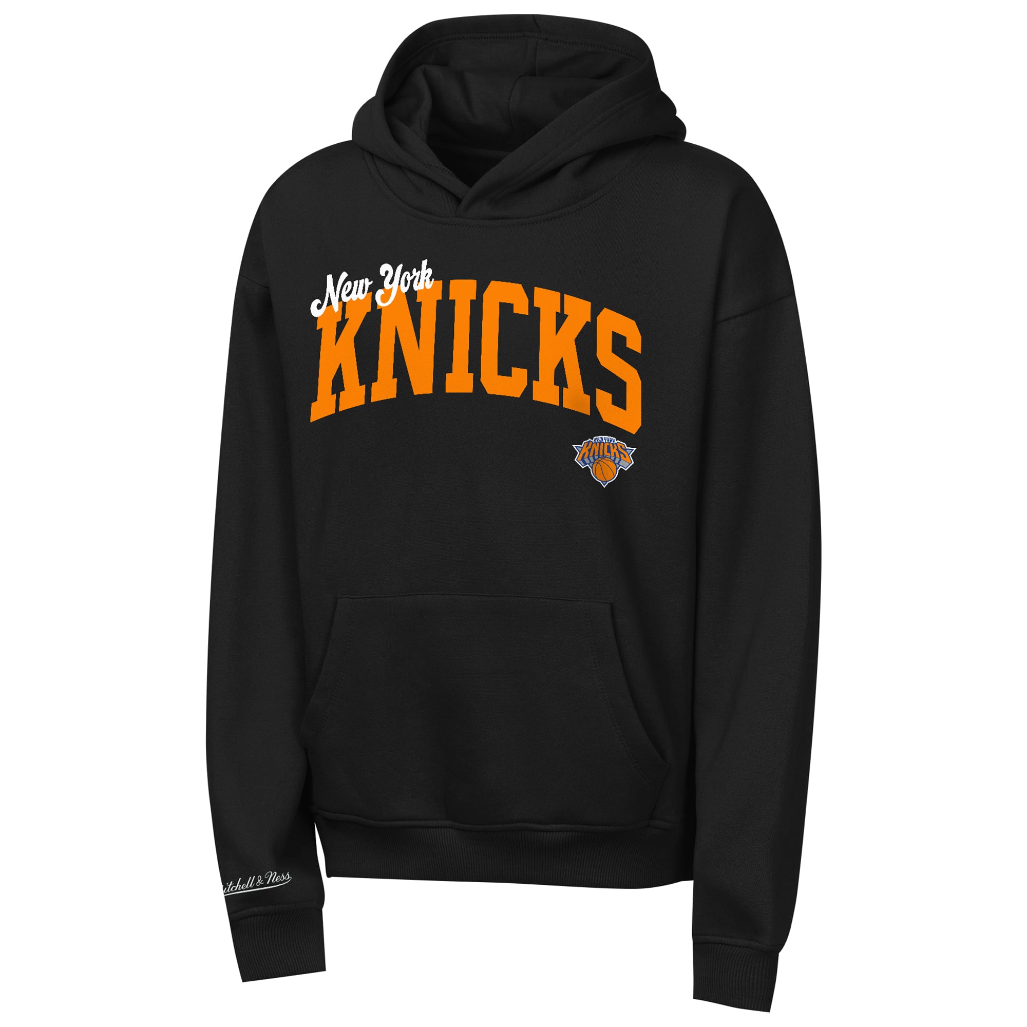 Sweat à capuche noir Mitchell & Ness Jalen Brunson New York Knicks Fired Up pour enfant