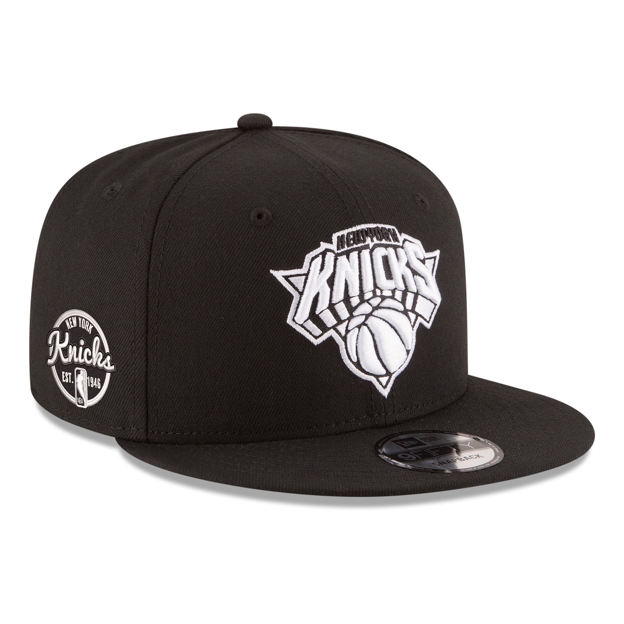 Youth New Era Black New York Knicks 9FIFTY Snapback Hat
