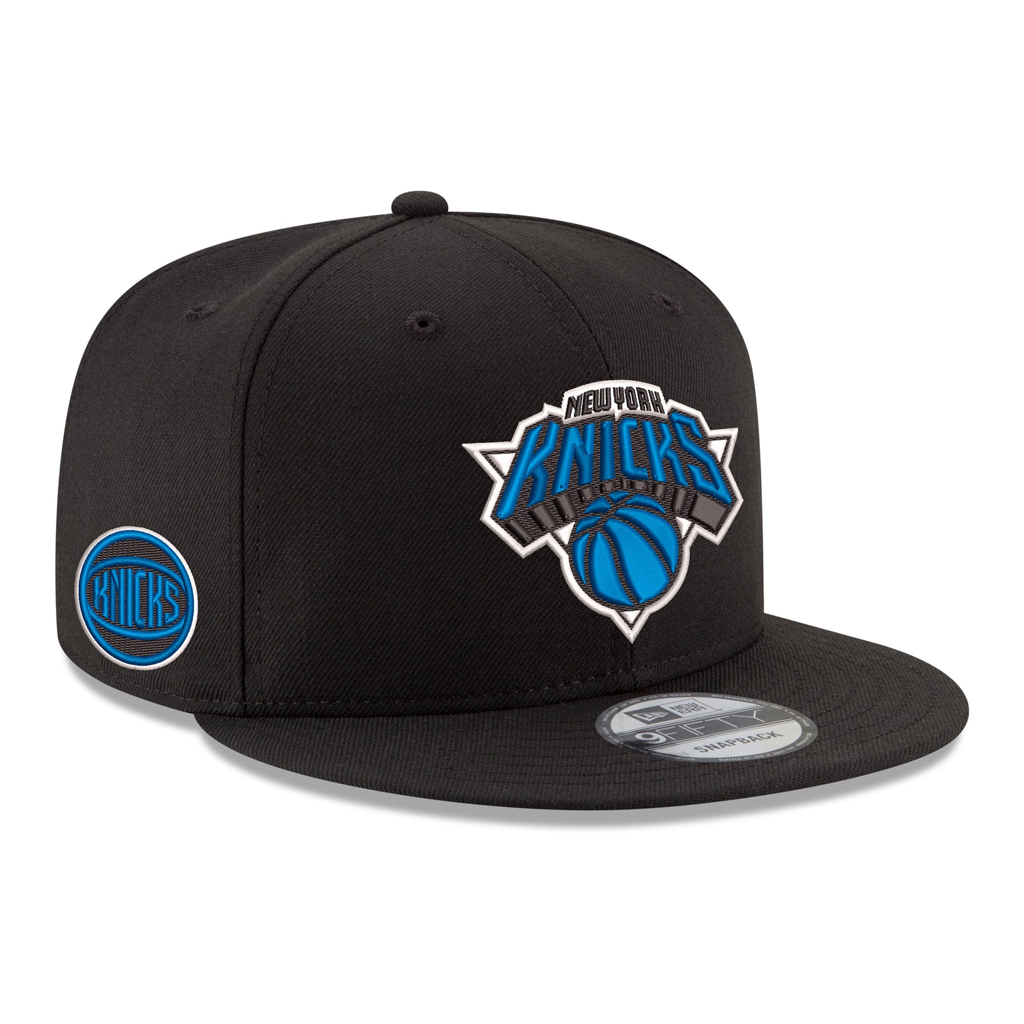 Youth New York Knicks New Era Black 9FIFTY Snapback Hat