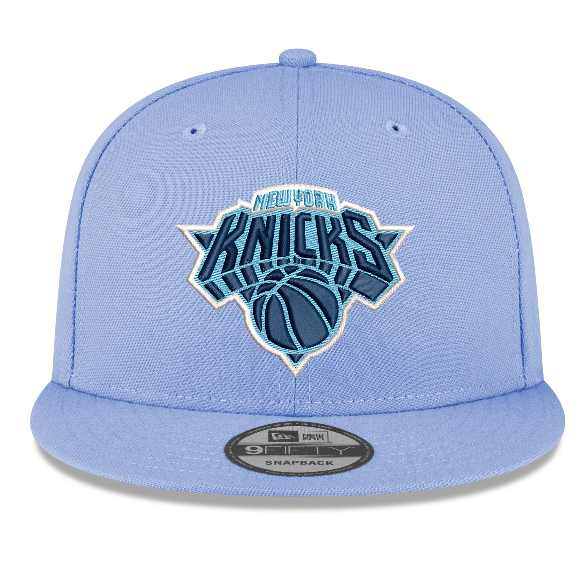 Youth New Era Light Blue New York Knicks 9FIFTY Snapback Hat