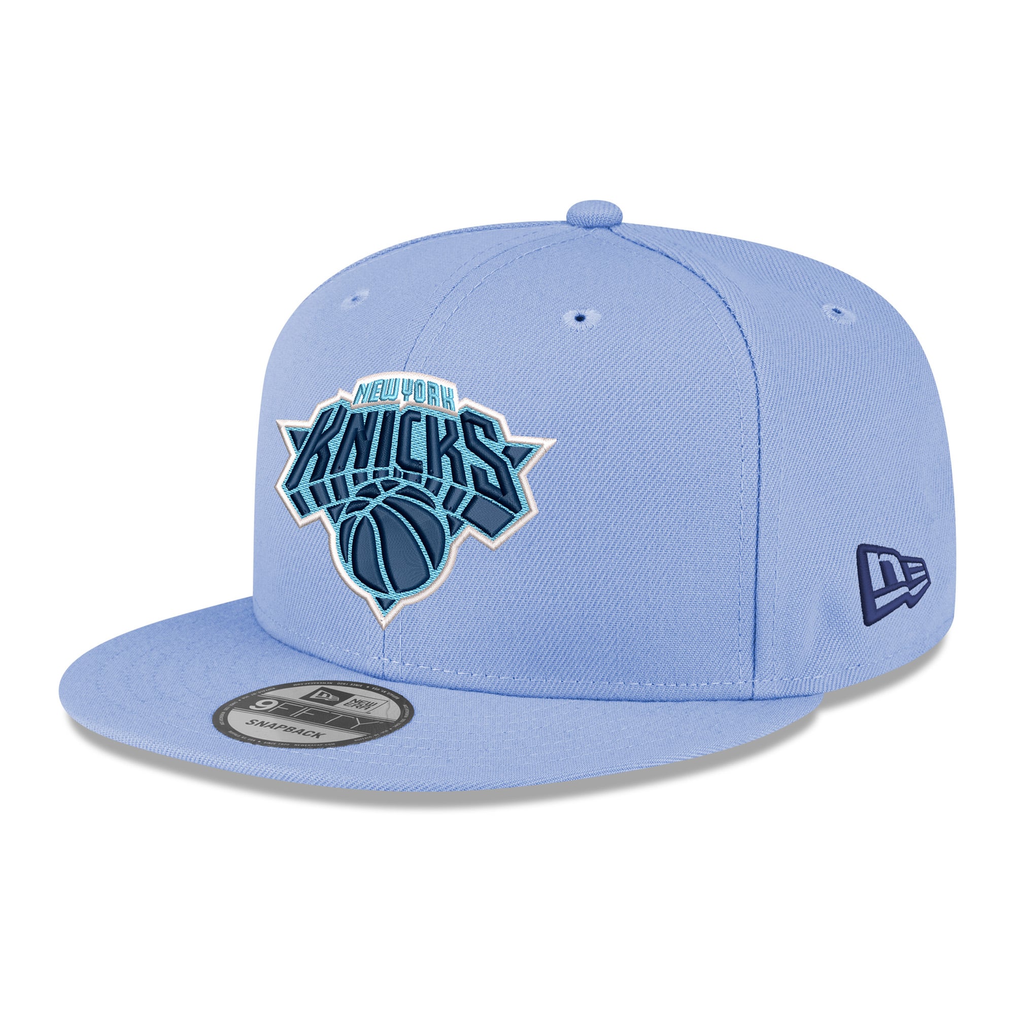 Youth New Era Light Blue New York Knicks 9FIFTY Snapback Hat