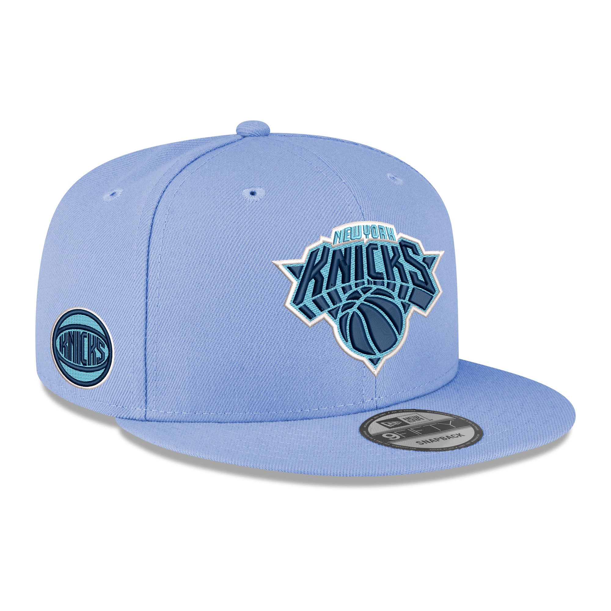 Youth New Era Light Blue New York Knicks 9FIFTY Snapback Hat