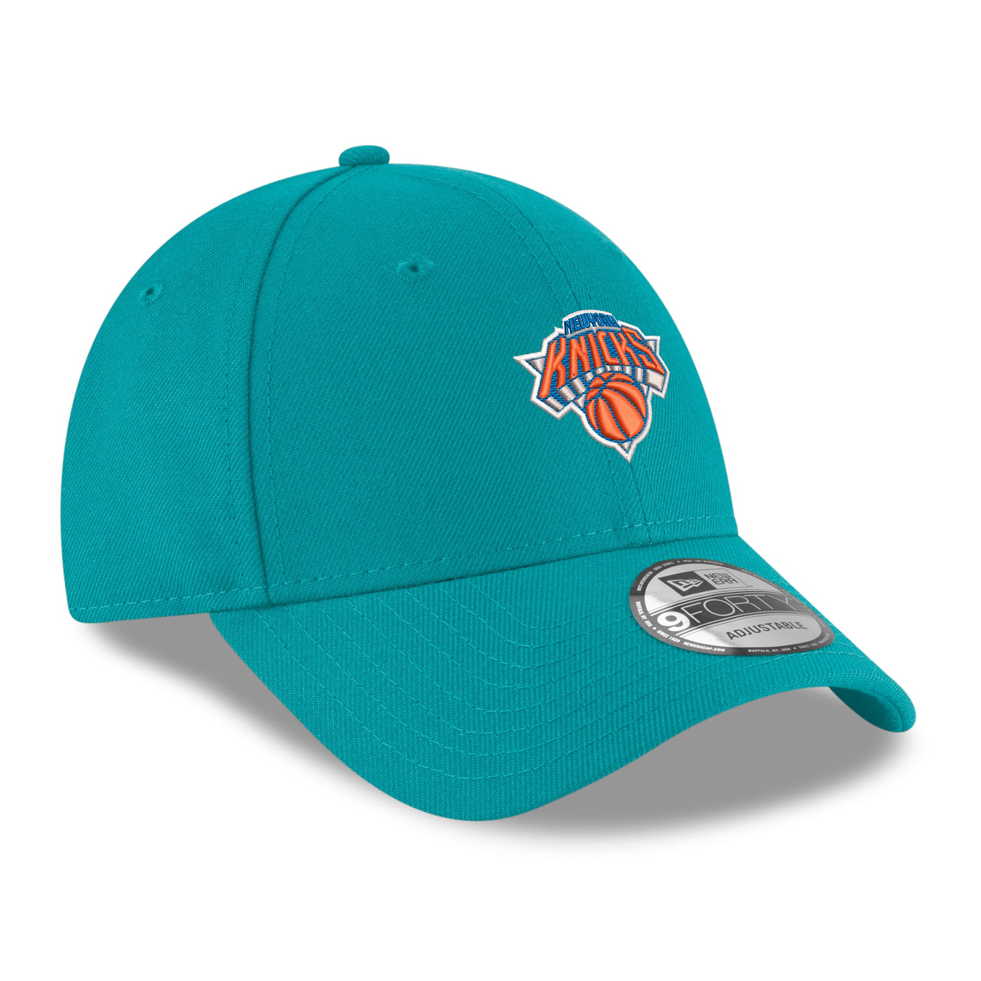 Youth New Era Teal New York Knicks Breeze 9FORTY Adjustable Hat