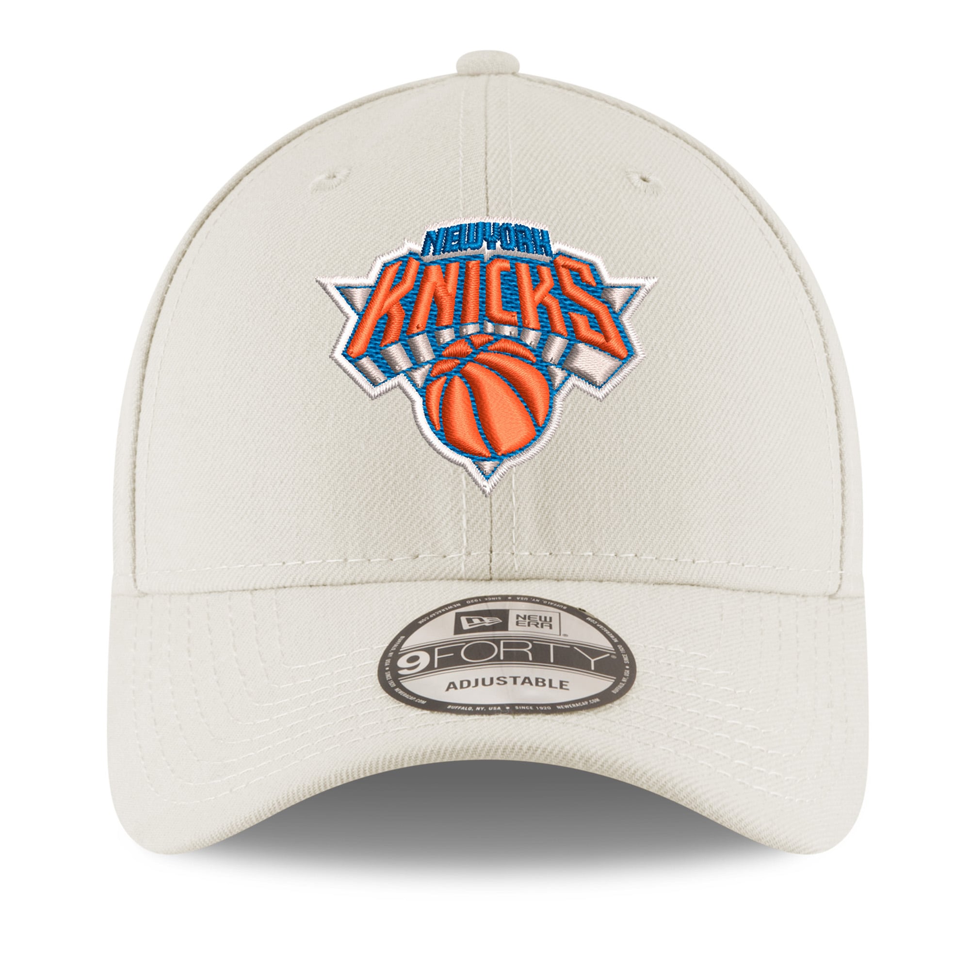 Youth New Era White New York Knicks 2026 NBA Finals Champions Chrome 9FORTY Adjustable Hat