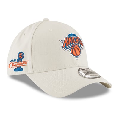  New York Knicks New Era Youth 2026 NBA Finals Champions Chrome 9FORTY Adjustable Hat - White