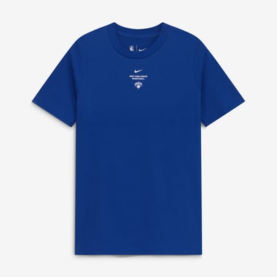  New York Knicks Nike Youth 2026/27 Standard Issue Practice T-Shirt - Blue