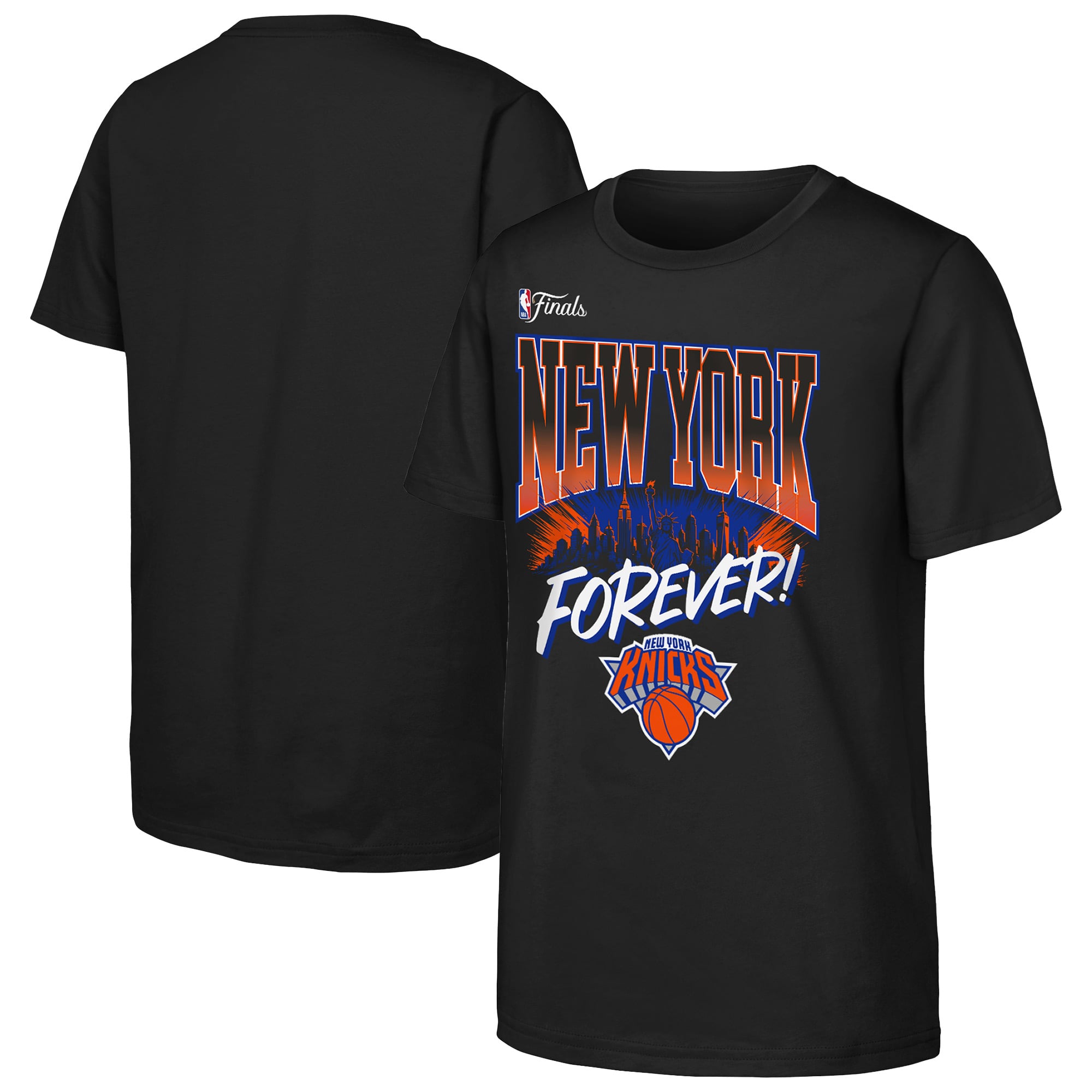 T-shirt noir Youth Outerstuff New York Knicks Forever