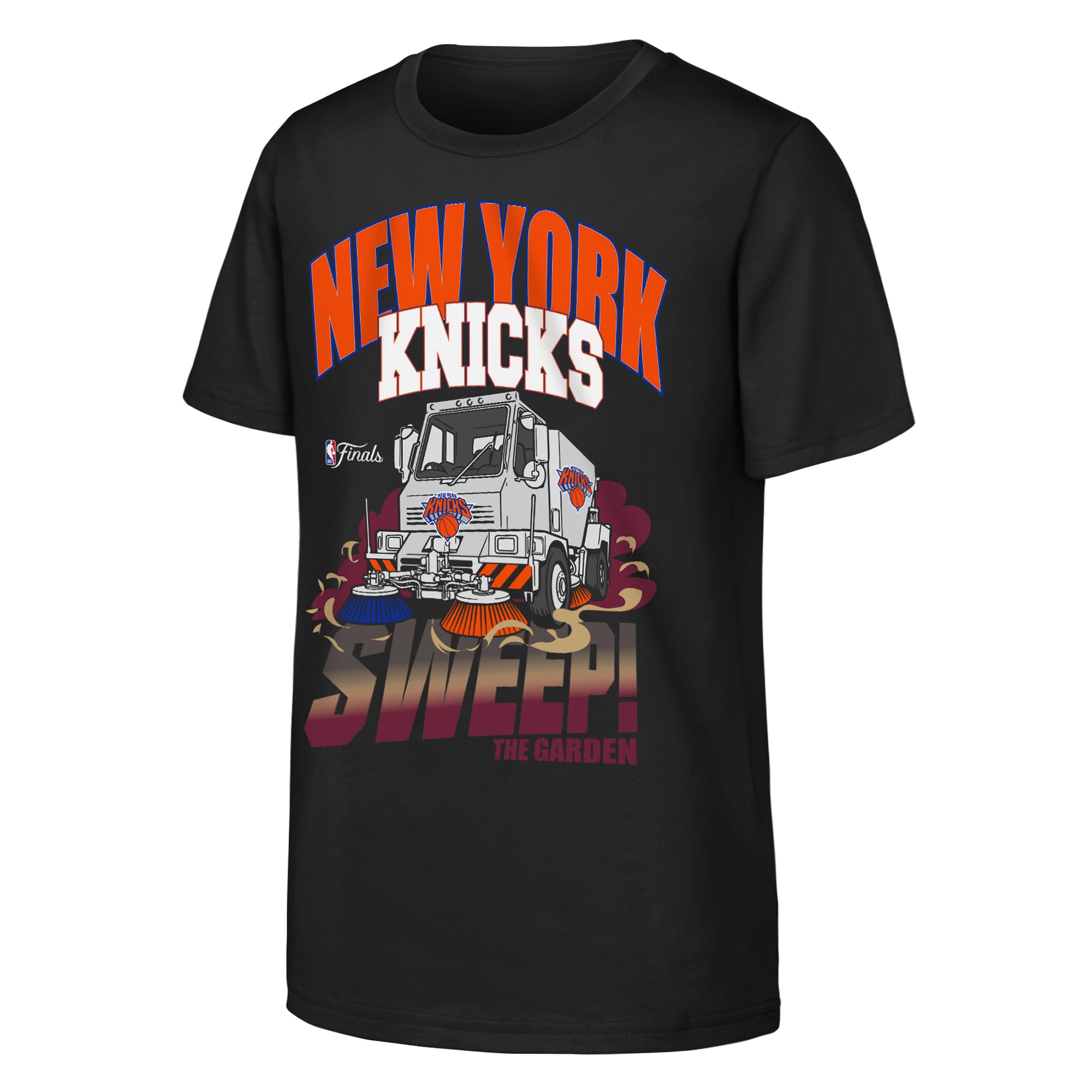 T-shirt noir Youth Outerstuff New York Knicks Sweeper