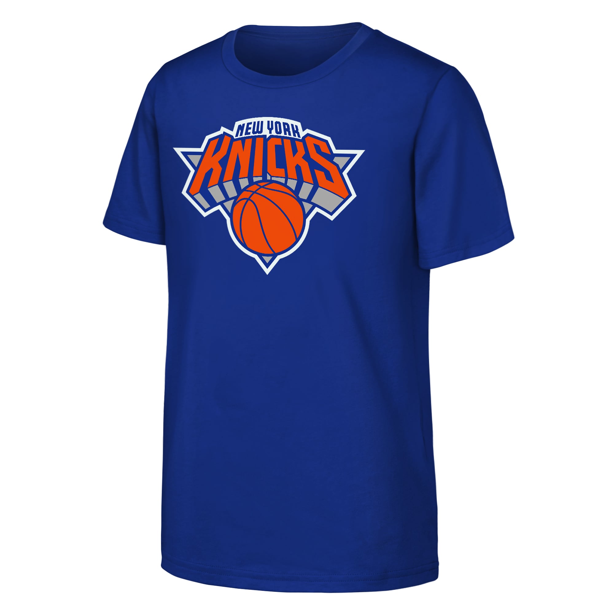 T-shirt Outerstuff bleu pour jeunes avec logo principal des New York Knicks