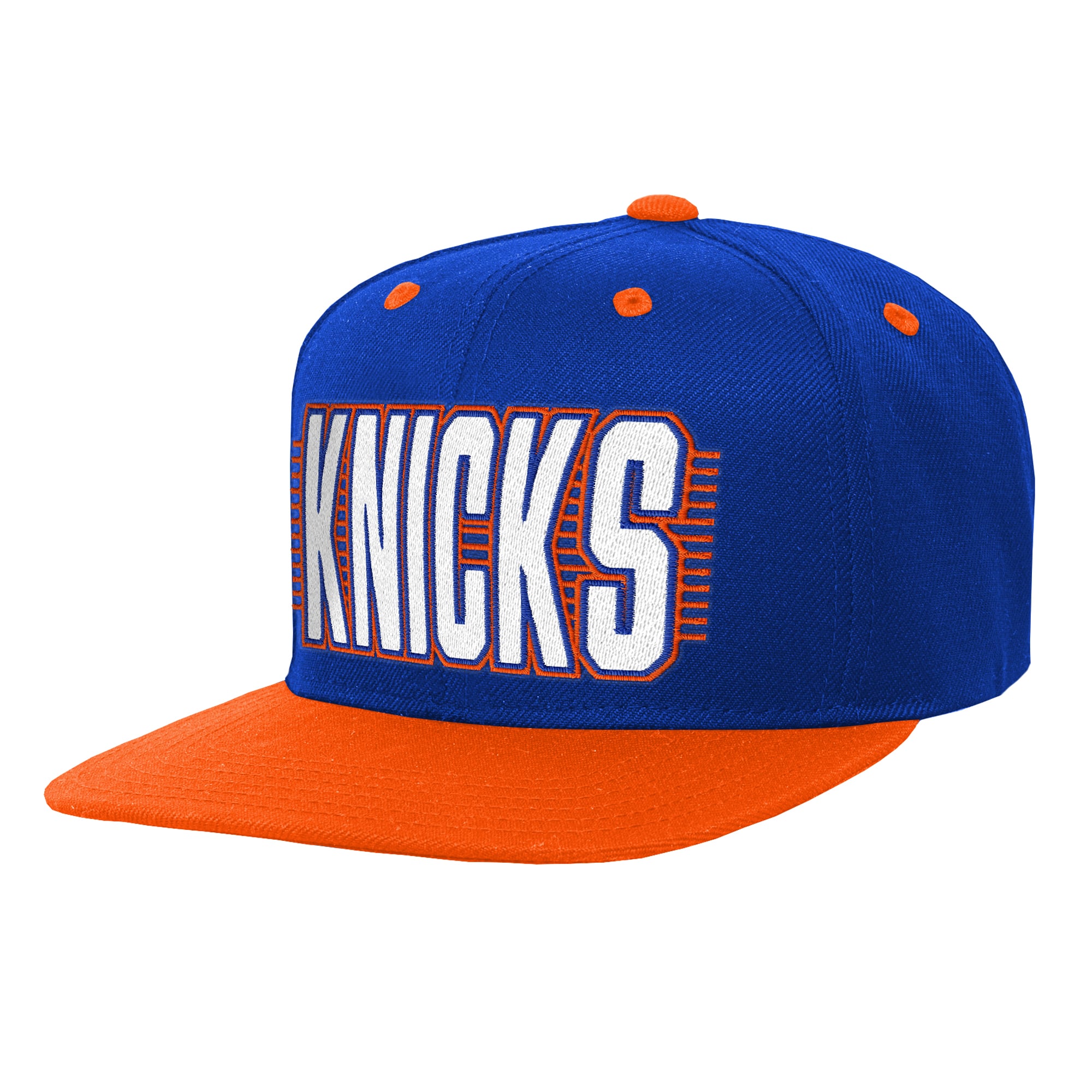 Casquette snapback bleue New York Knicks pour jeunes Outerstuff