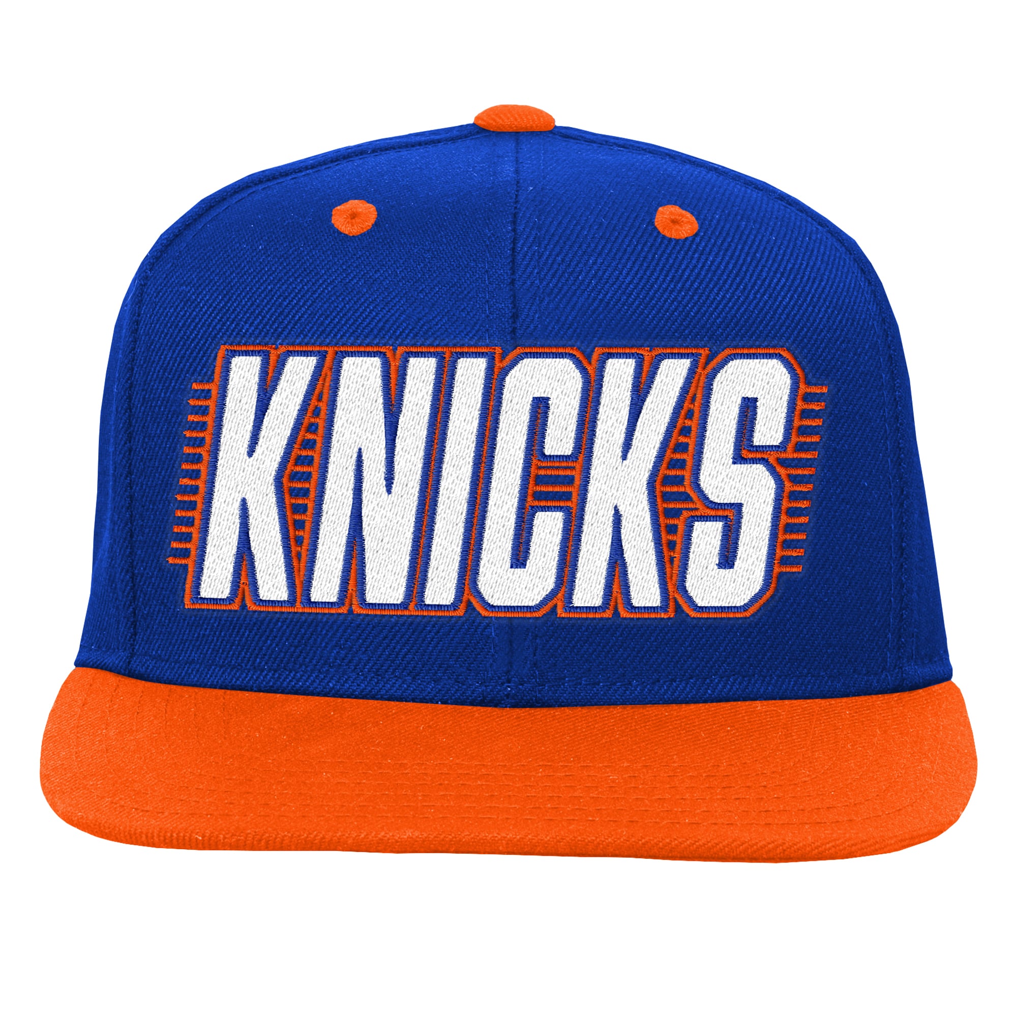 Casquette snapback bleue New York Knicks pour jeunes Outerstuff
