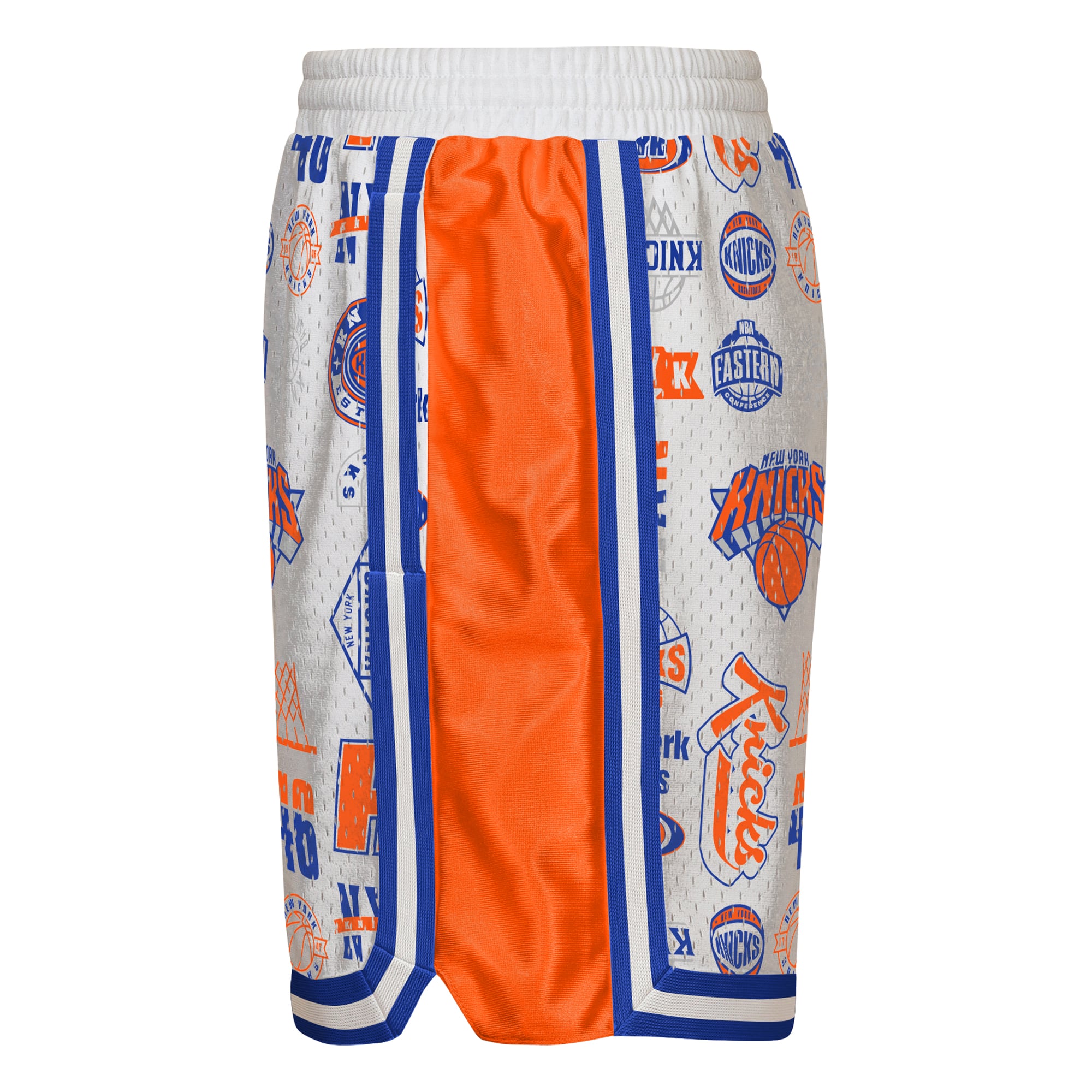 Short de basketball blanc Youth Outerstuff New York Knicks Ball Hog Dazzle