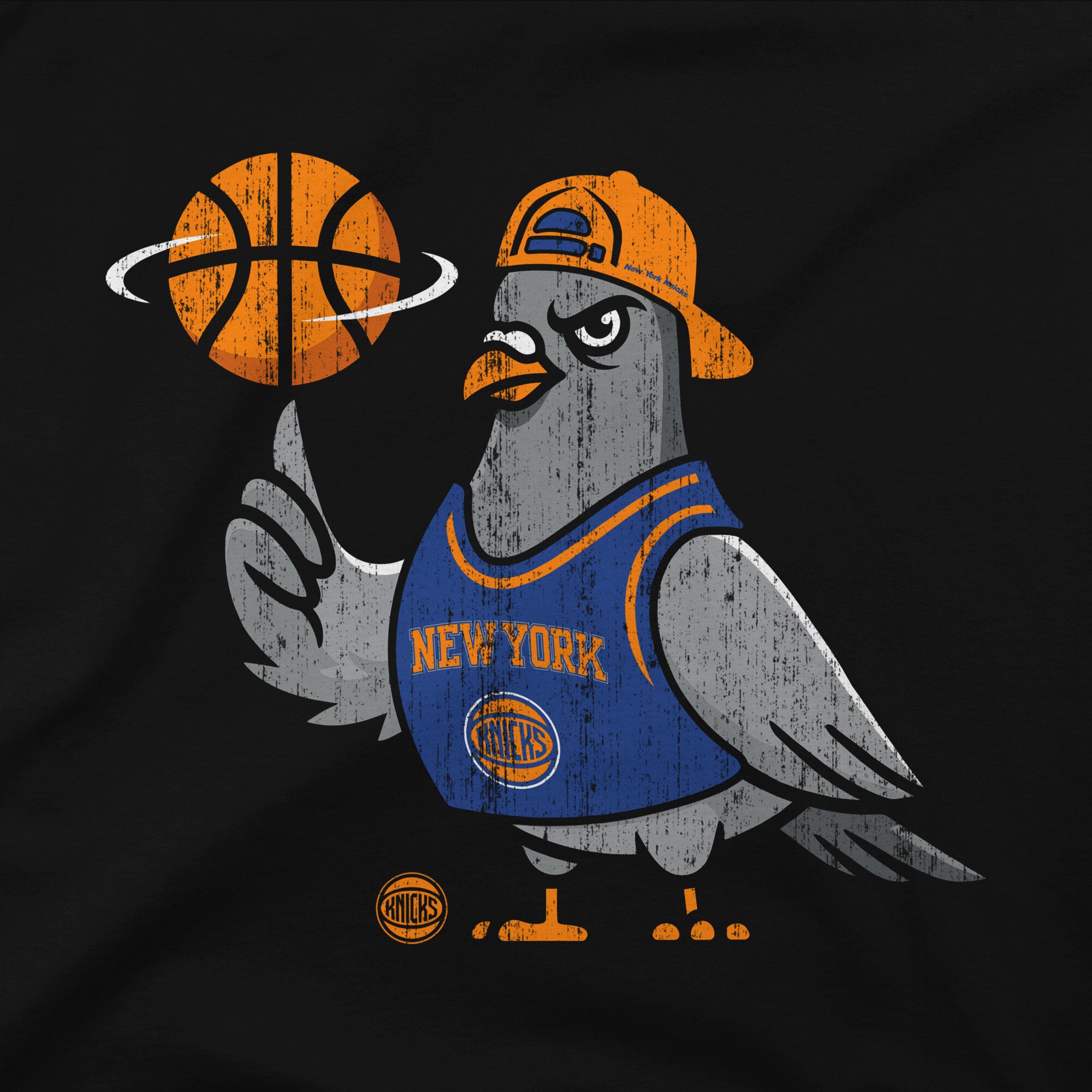 Youth Stadium Essentials Black New York Knicks  T-Shirt