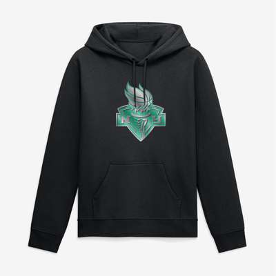 New York Liberty Big & Tall Metallic Mascot Hoodie - Black