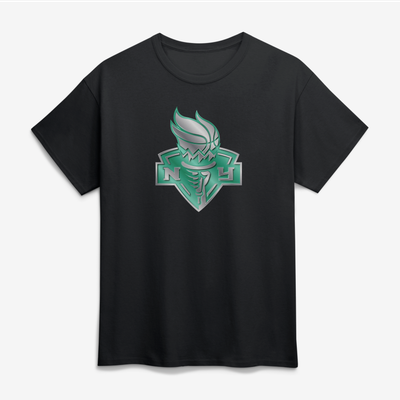 New York Liberty Big & Tall Metallic Mascot T-Shirt - Black