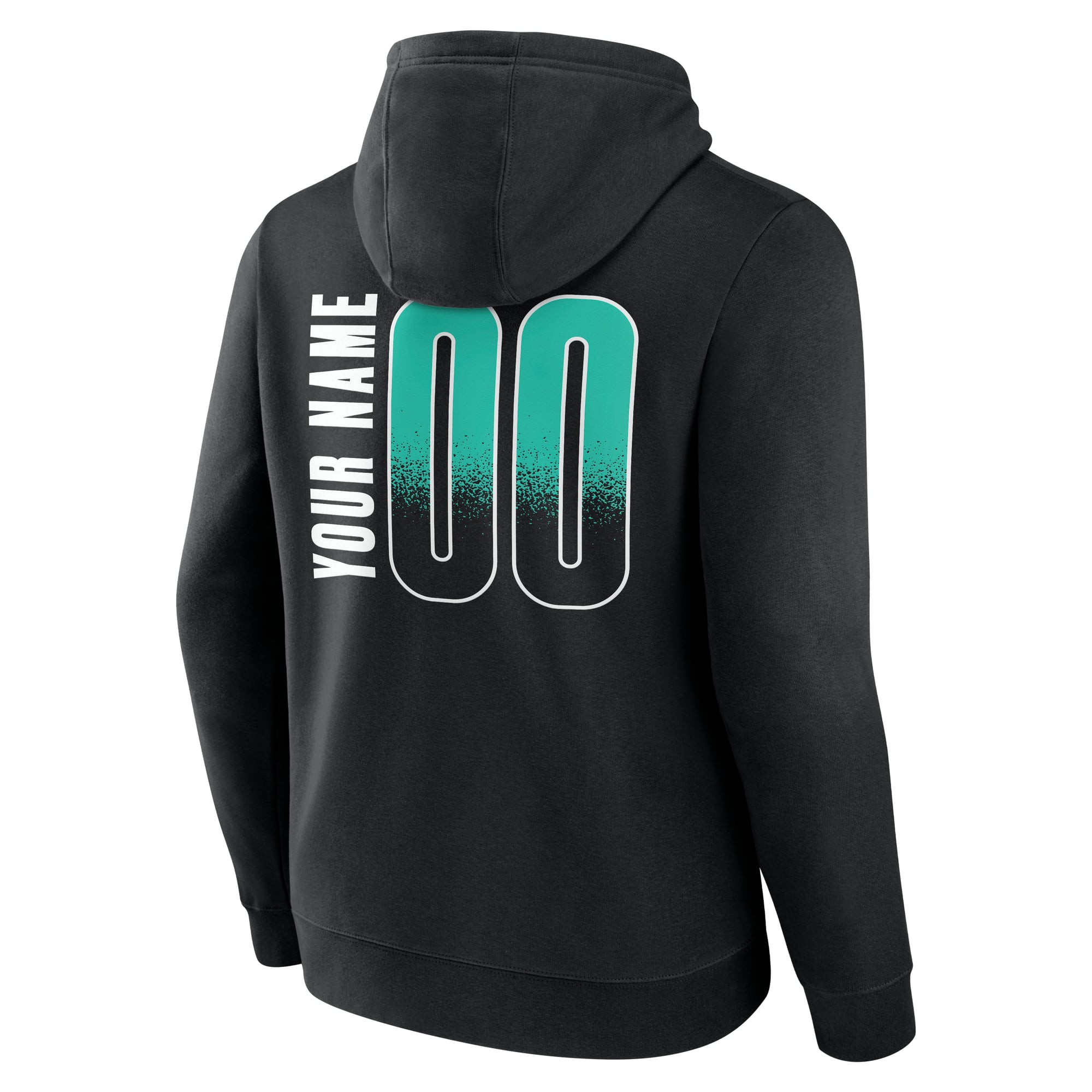 Men's Black New York Liberty Home Court Pop Personalized Name & Number Hoodie