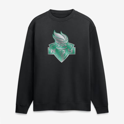 New York Liberty  Metallic Mascot Sweatshirt - Black