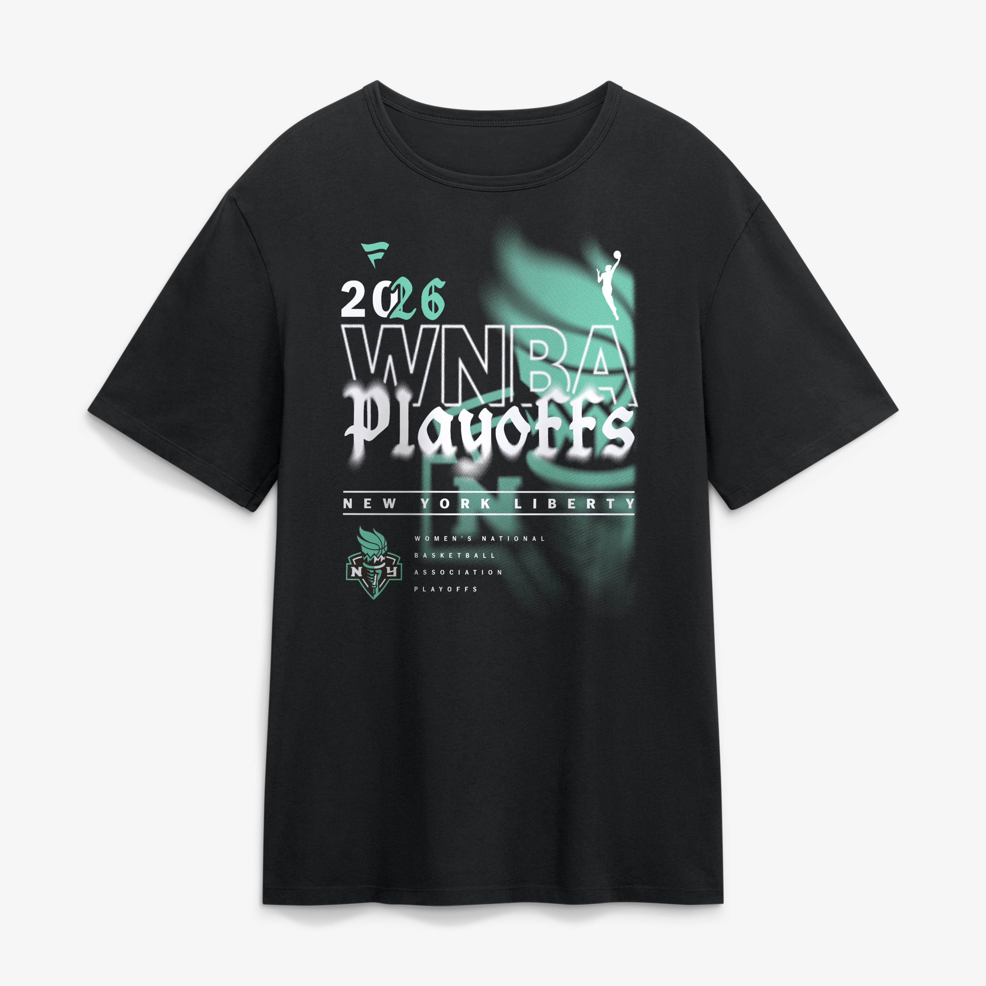 Men's Fanatics Black New York Liberty 2026 WNBA Playoffs T-Shirt
