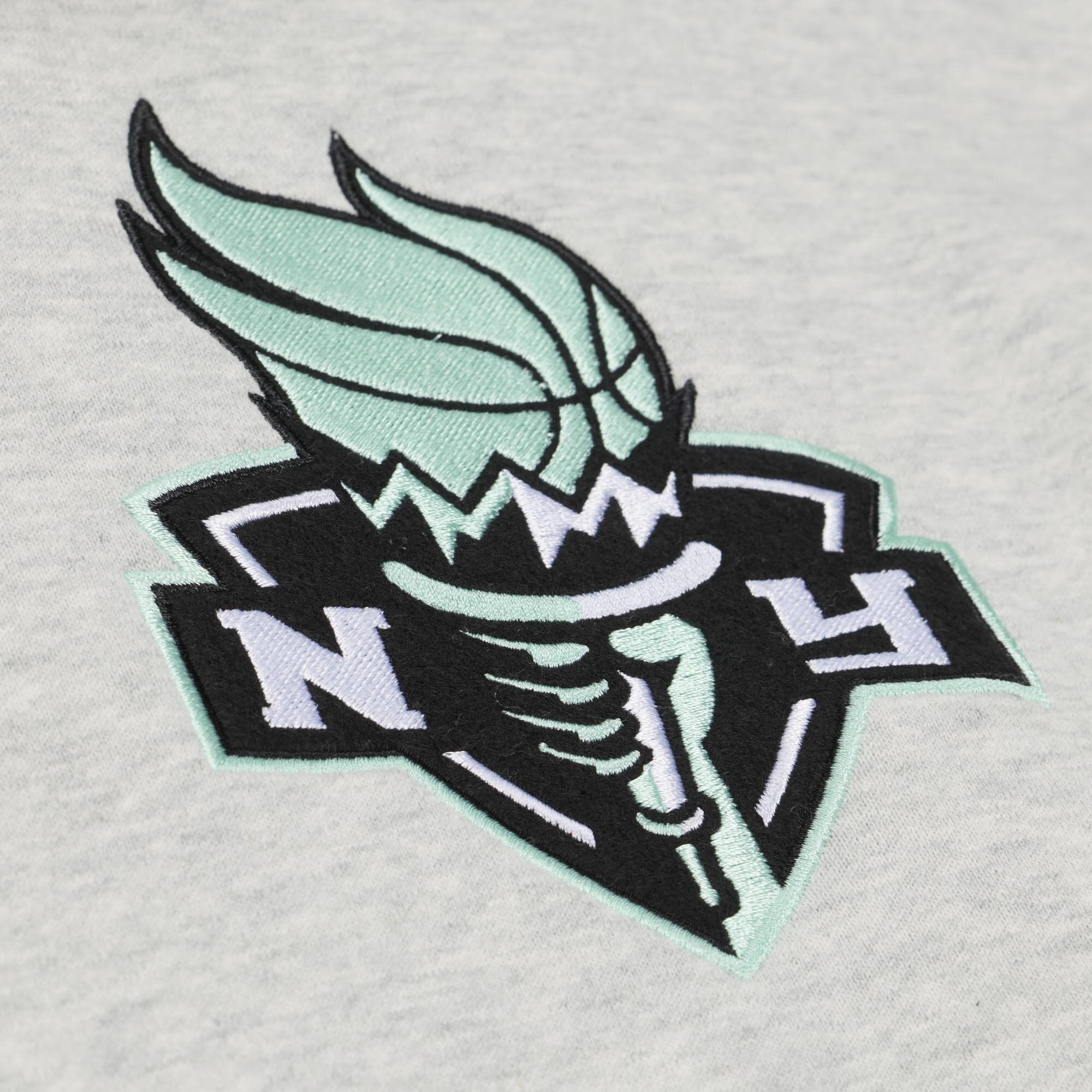 Men's Mitchell & Ness Gray New York Liberty Fleece Hoodie
