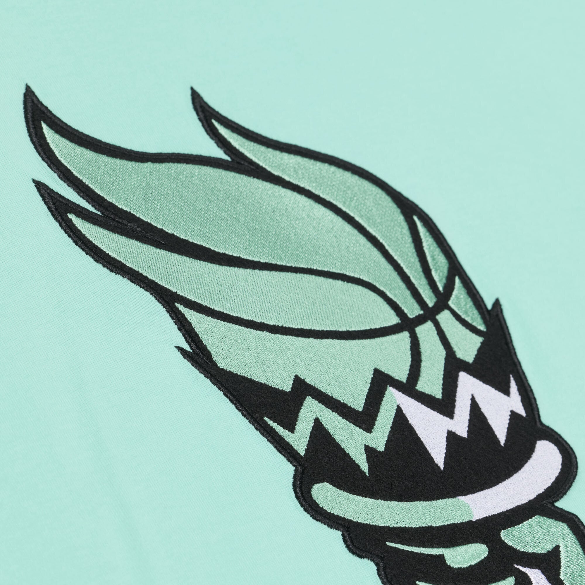 Men's Mitchell & Ness Mint New York Liberty Logo Boxy T-Shirt