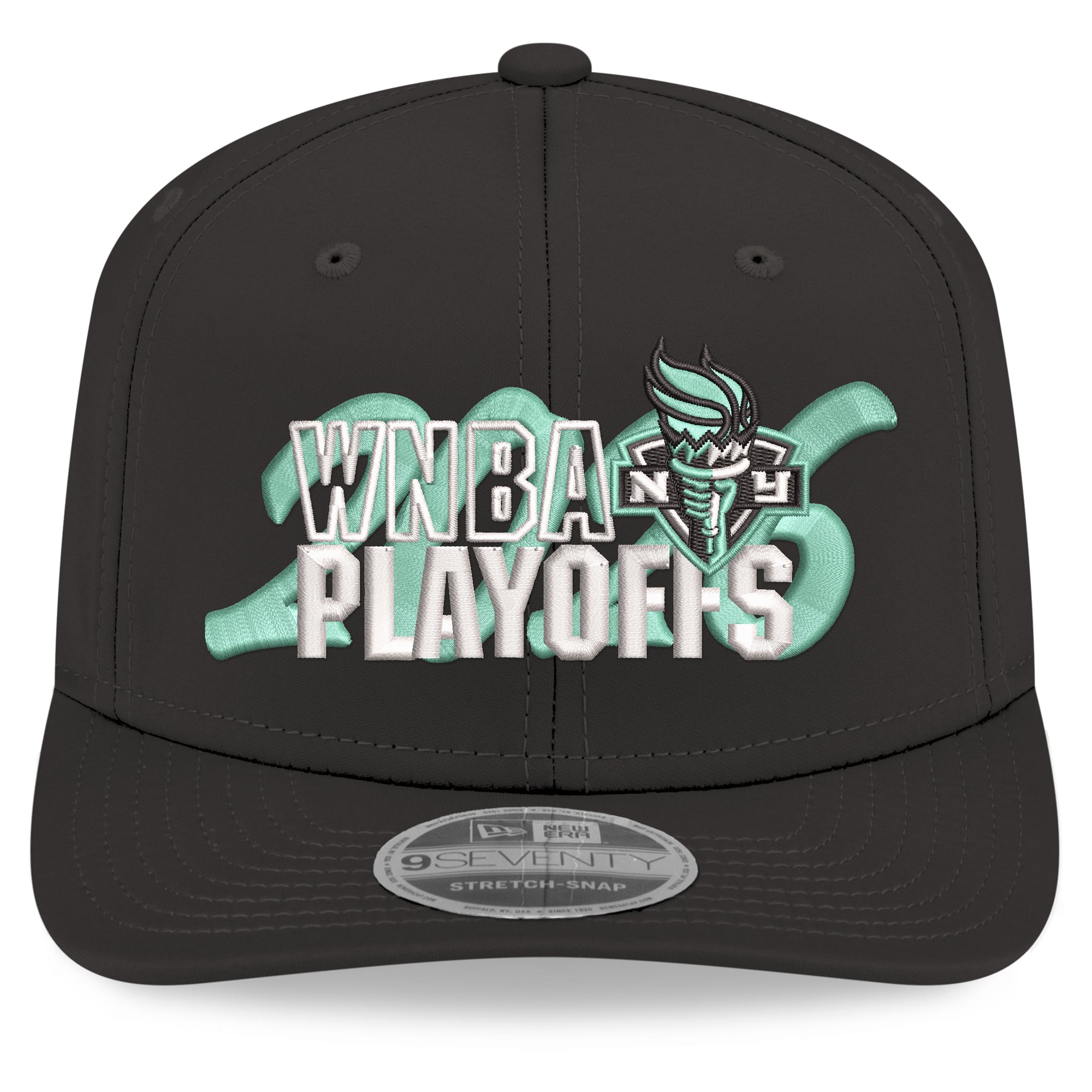 Men's New Era Black New York Liberty 2026 WNBA Playoffs 9SEVENTY Adjustable Hat