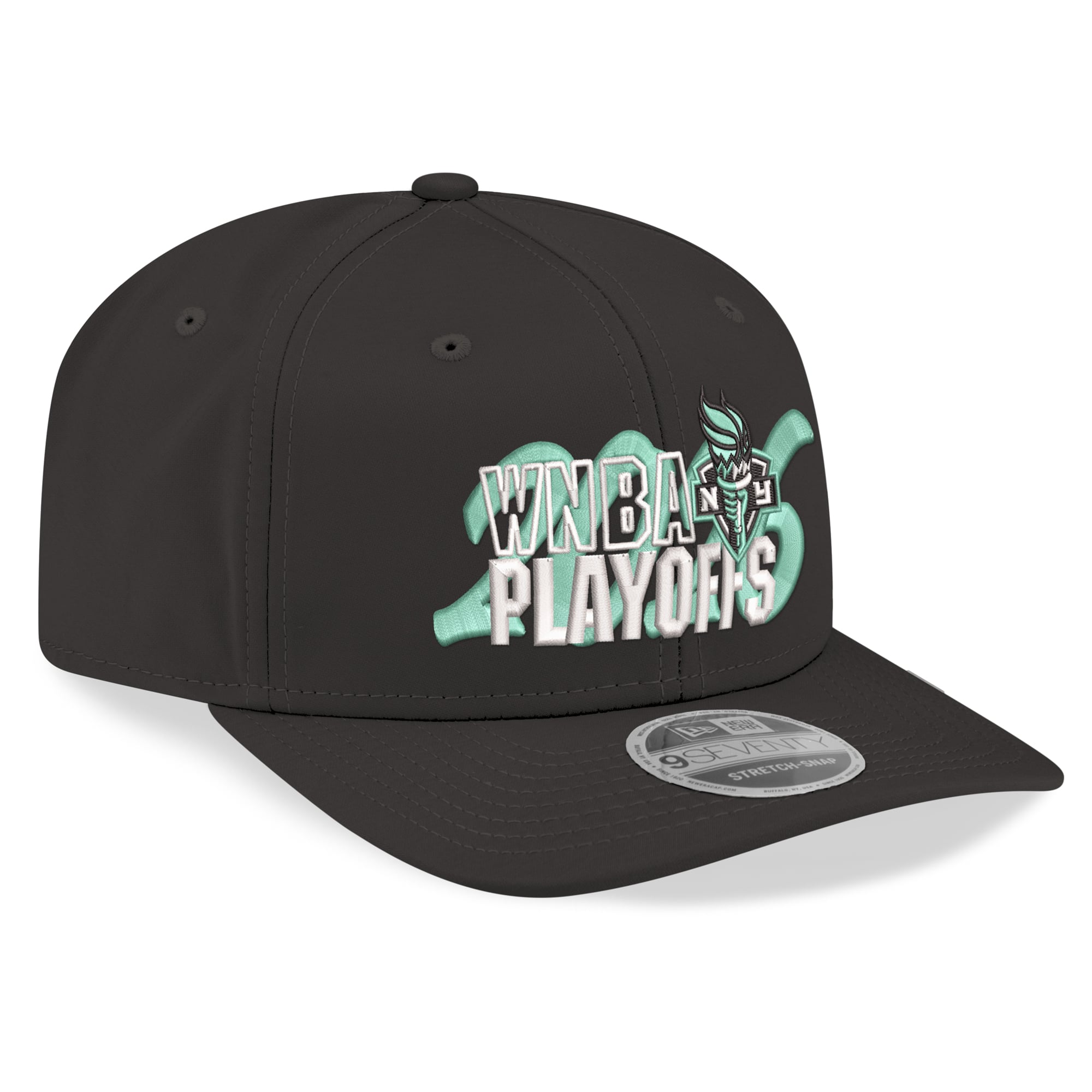 Men's New Era Black New York Liberty 2026 WNBA Playoffs 9SEVENTY Adjustable Hat