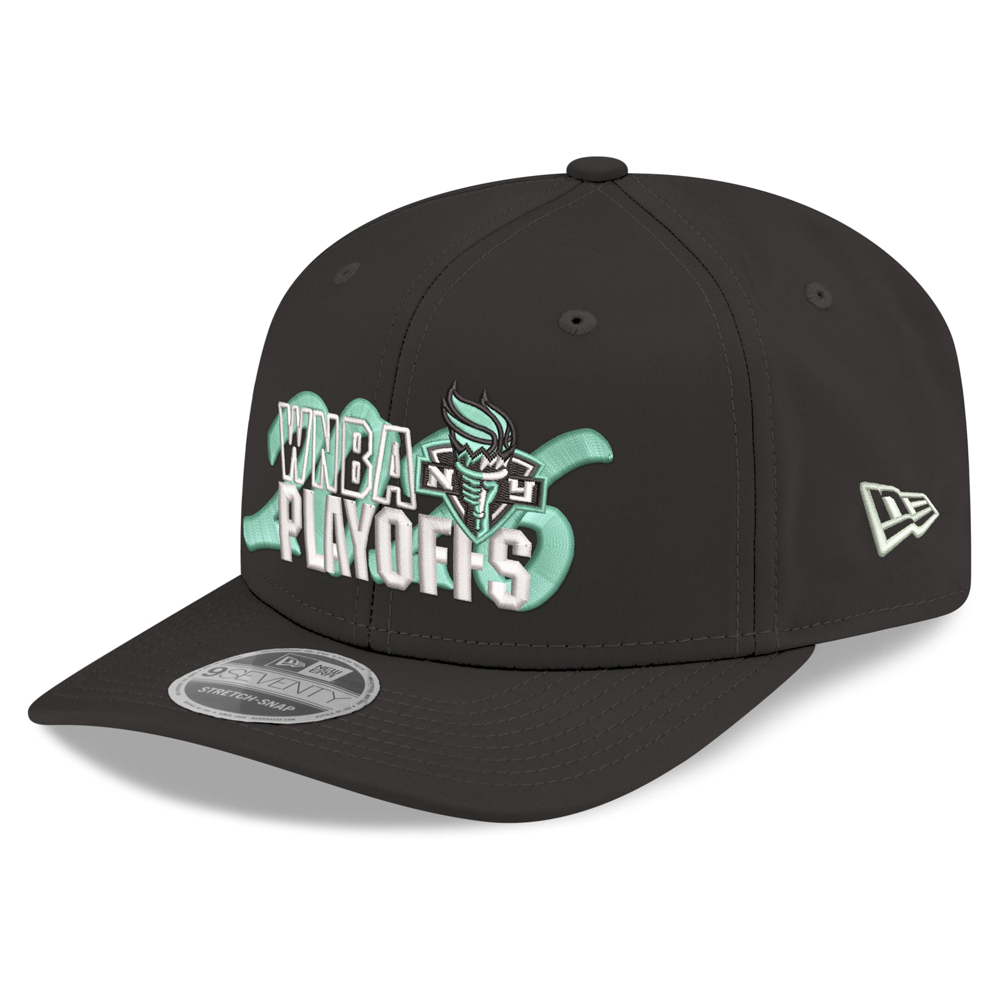 Men's New Era Black New York Liberty 2026 WNBA Playoffs 9SEVENTY Adjustable Hat