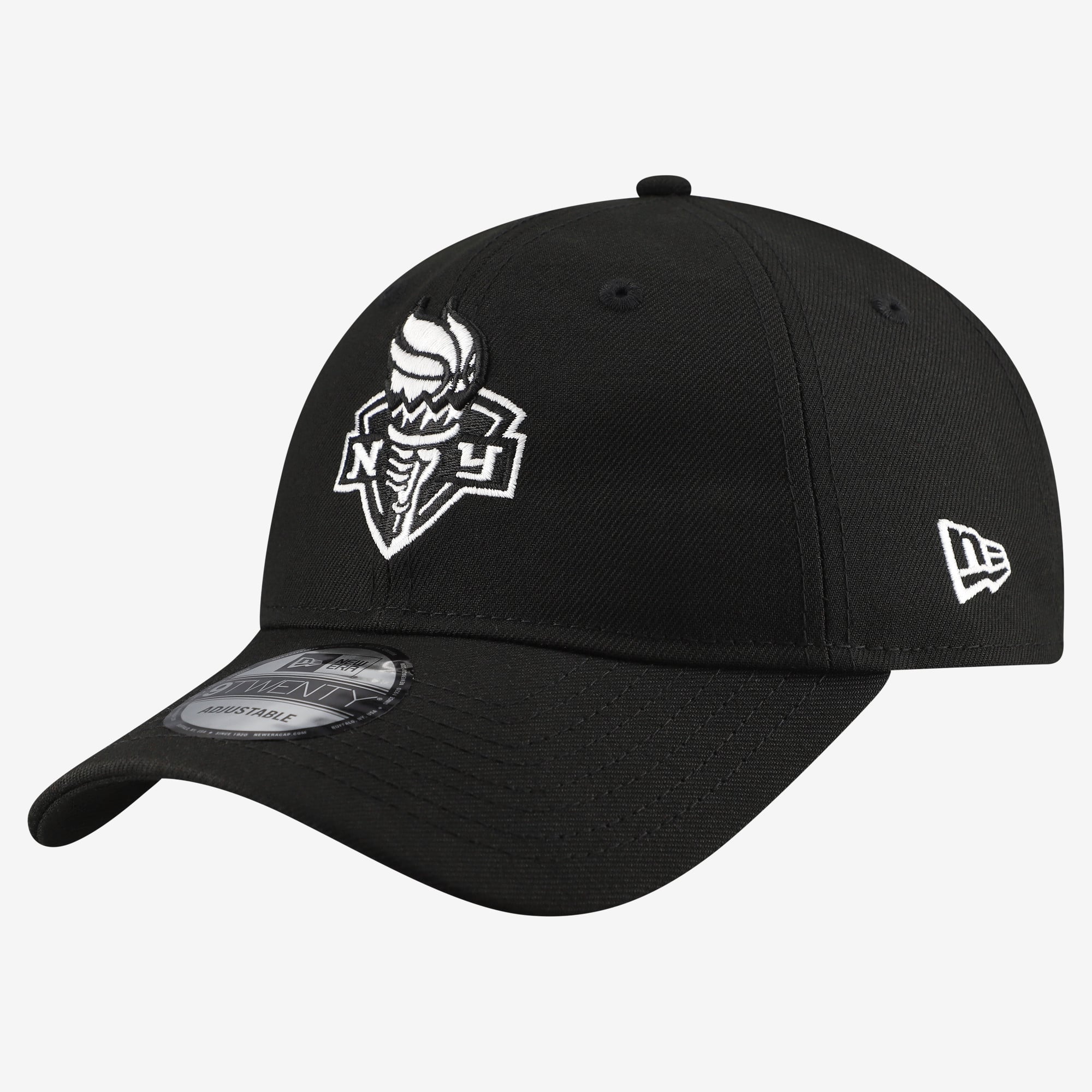 Men's New Era Black New York Liberty 9TWENTY Adjustable Hat
