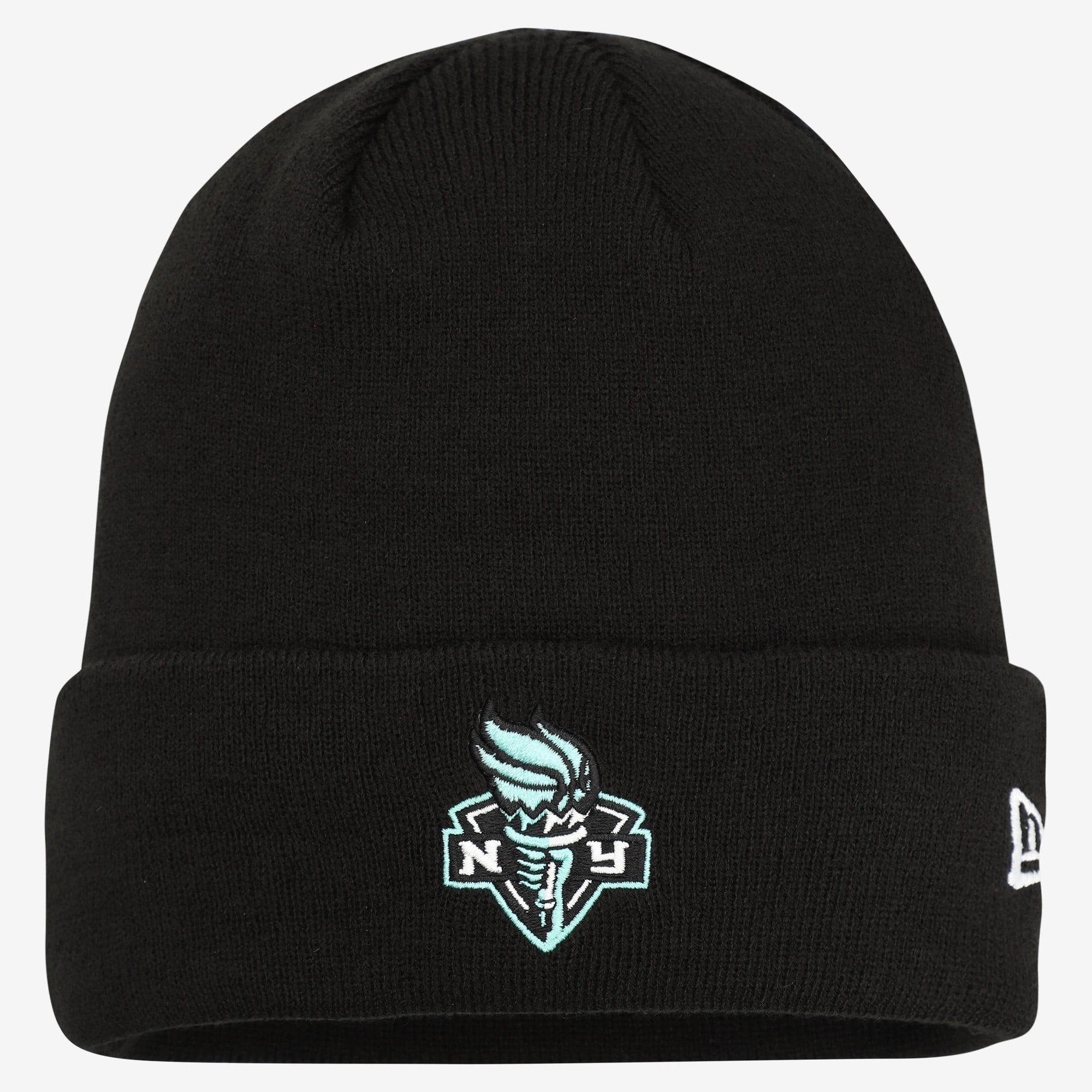 Men's New Era Black New York Liberty Cuffed Knit Hat