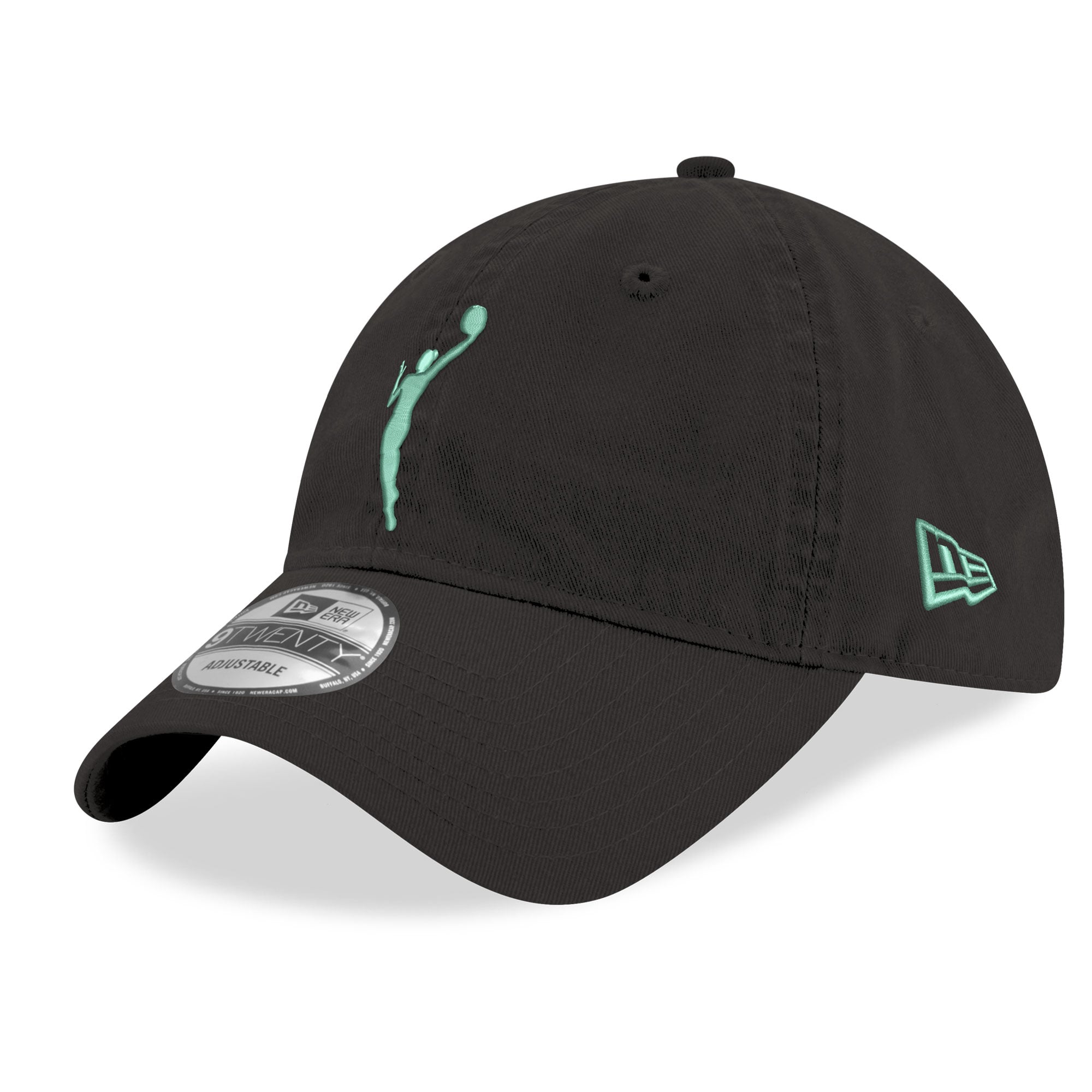 Casquette ajustable New Era Logowoman 9TWENTY noire pour homme
