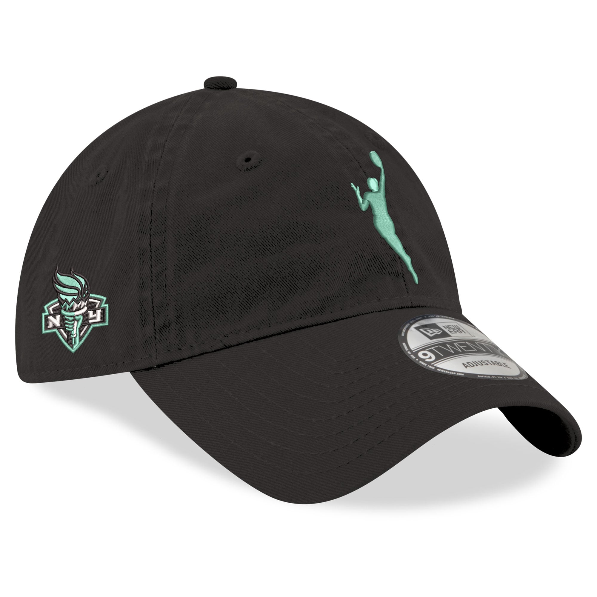 Casquette ajustable New Era Logowoman 9TWENTY noire pour homme