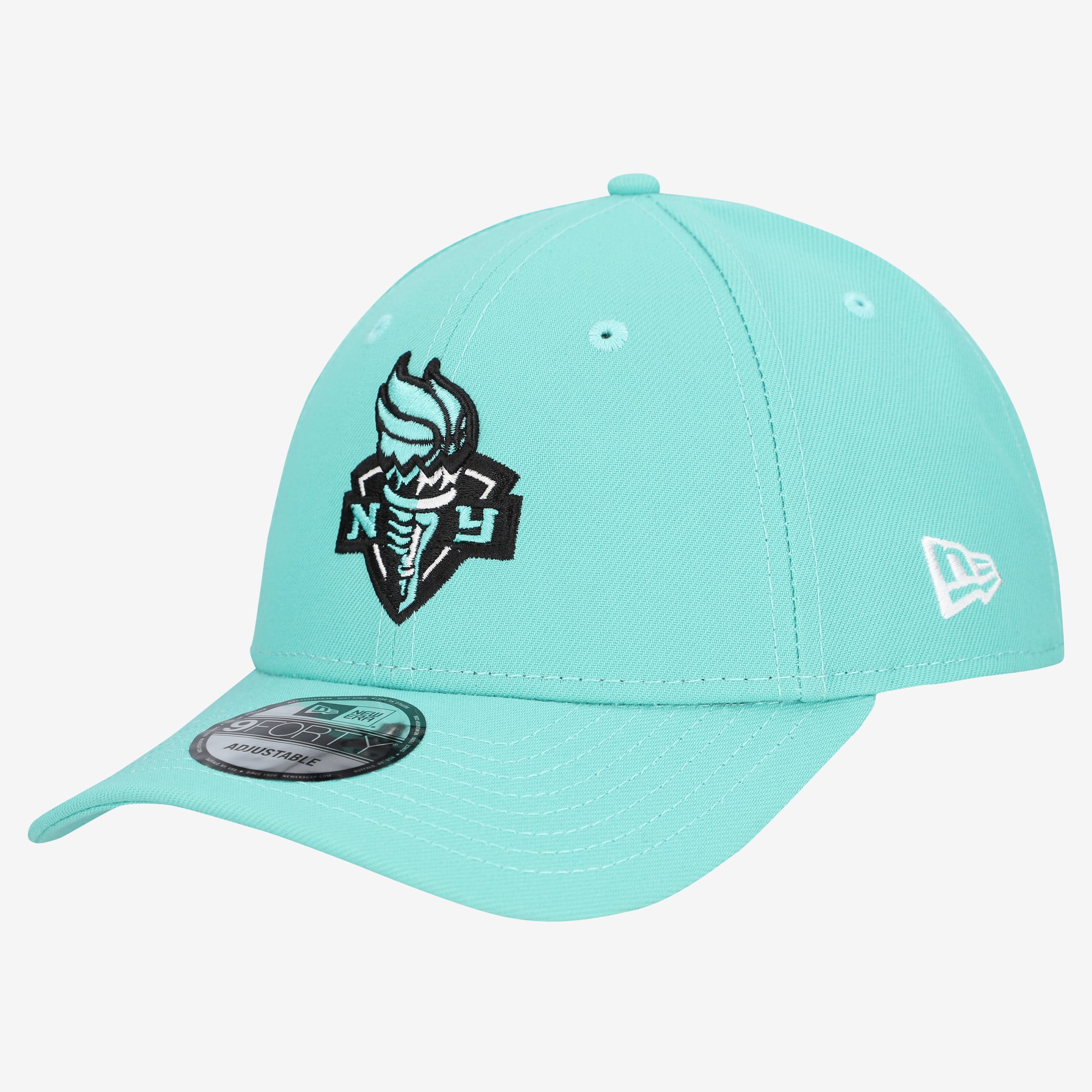 Men's New Era Mint New York Liberty Team 9FORTY Adjustable Hat