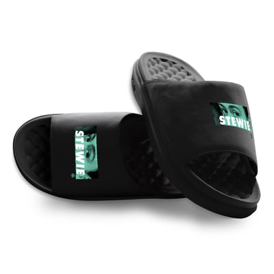Breanna Stewart New York Liberty ISlide Unisex Eyes Motive Slide Sandals - Black