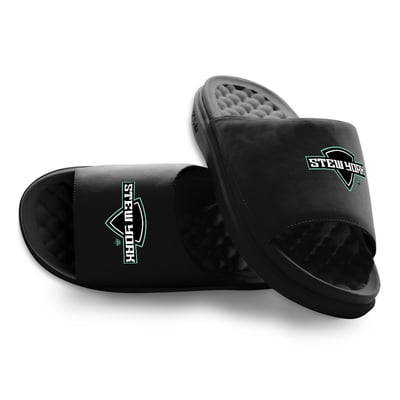 Breanna Stewart New York Liberty ISlide Unisex Stew York Motive Slide Sandals - Black
