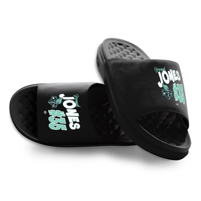 Jonquel Jones New York Liberty ISlide Unisex Collage Motive Slide Sandals - Black