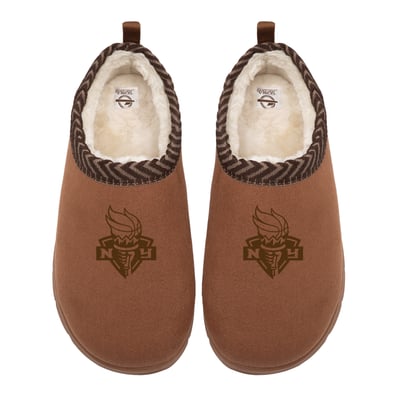 New York Liberty ISlide Unisex Tonal Logo Mission Slippers - Tan

