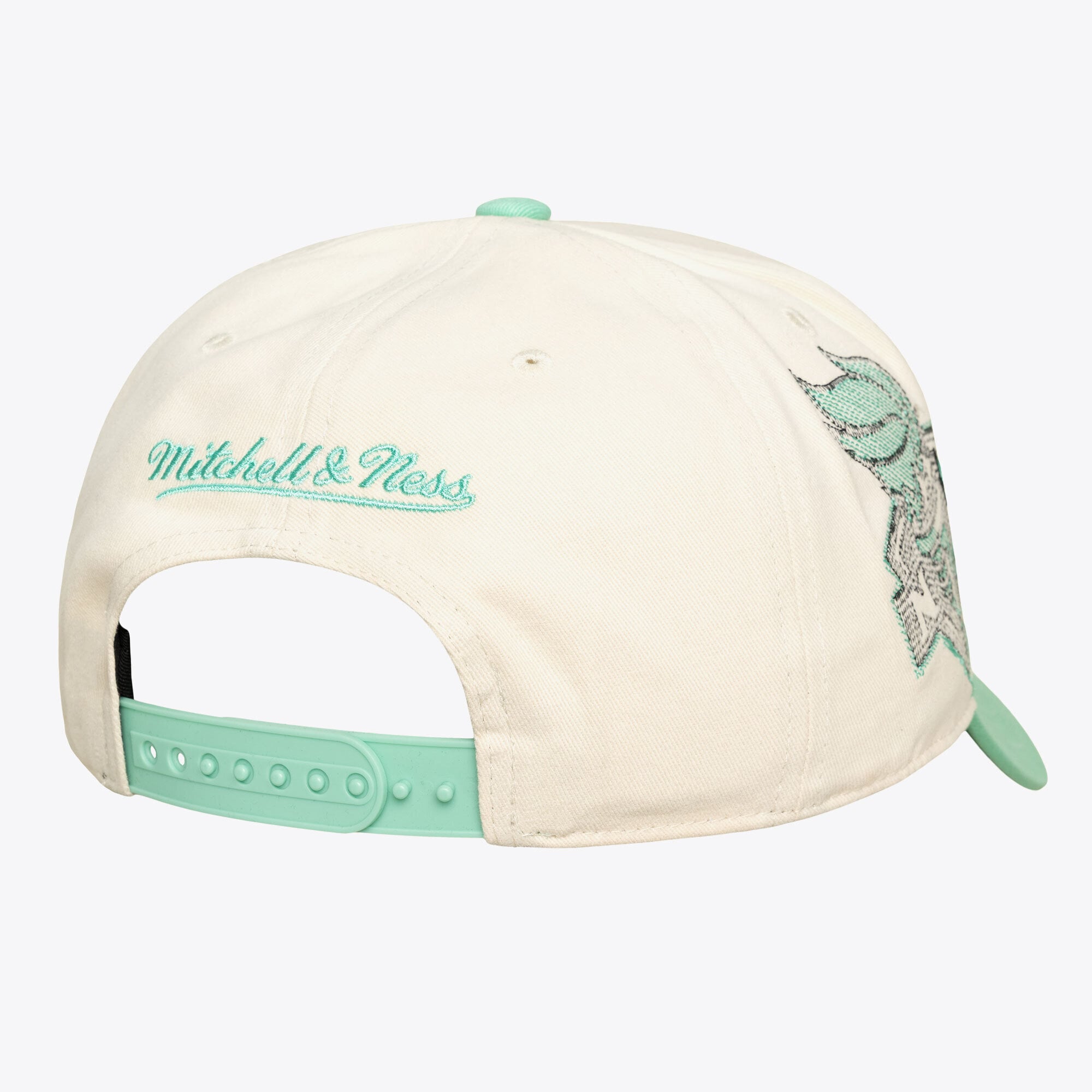 Unisex Mitchell & Ness Cream New York Liberty Big Time Pro Crown Snapback Hat
