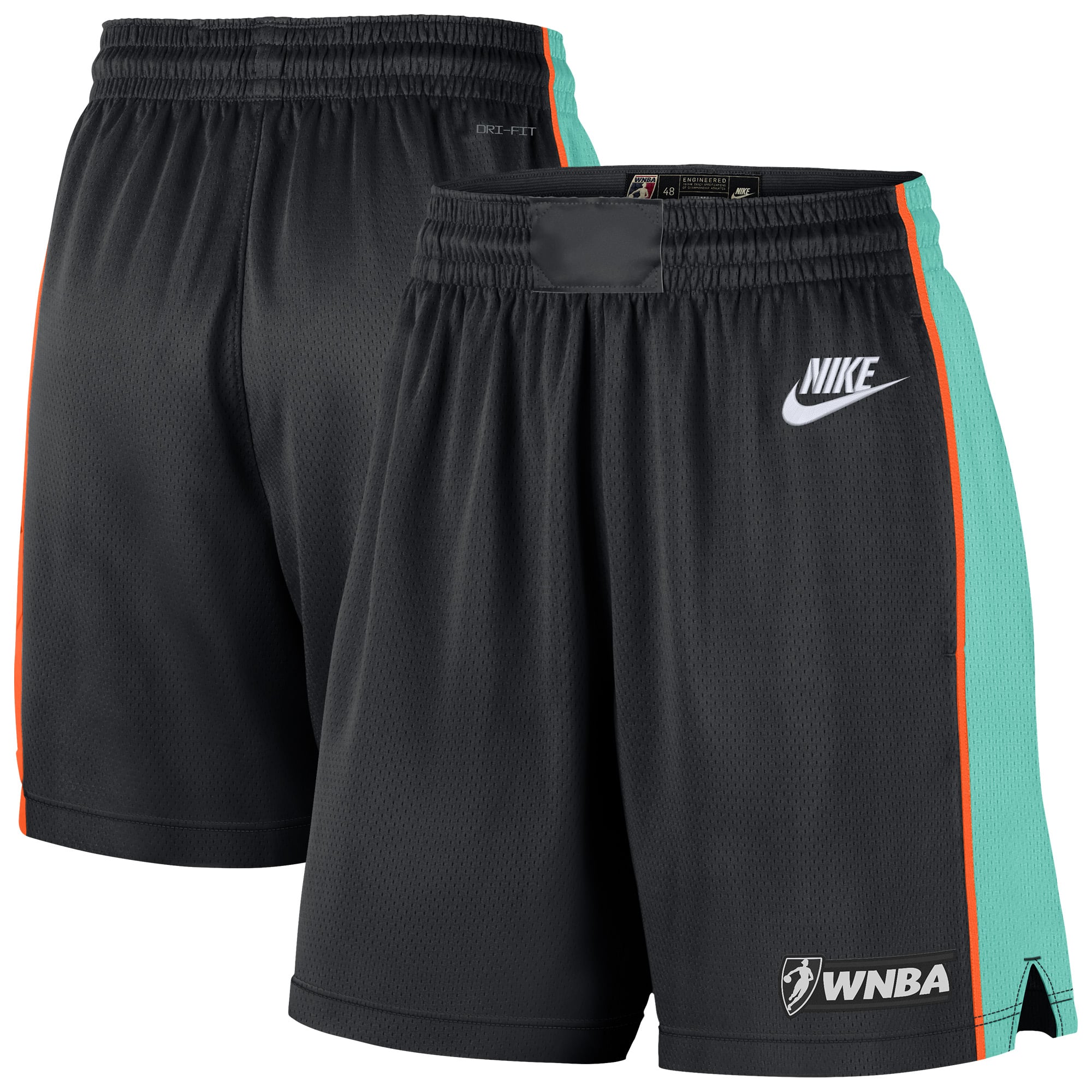 Unisex Nike Black New York Liberty On-Court Victory Edition Shorts - Court Origins