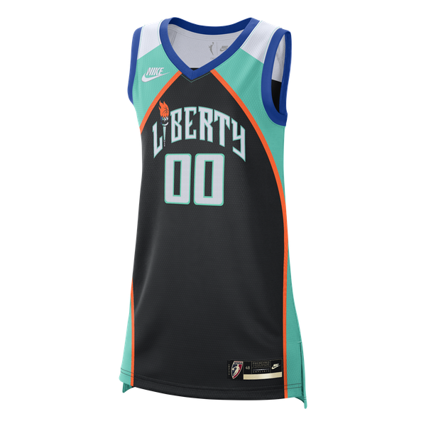 ny liberty jersey dress Unisex New York Nike Black Victory Custom new york liberty jersey 2023