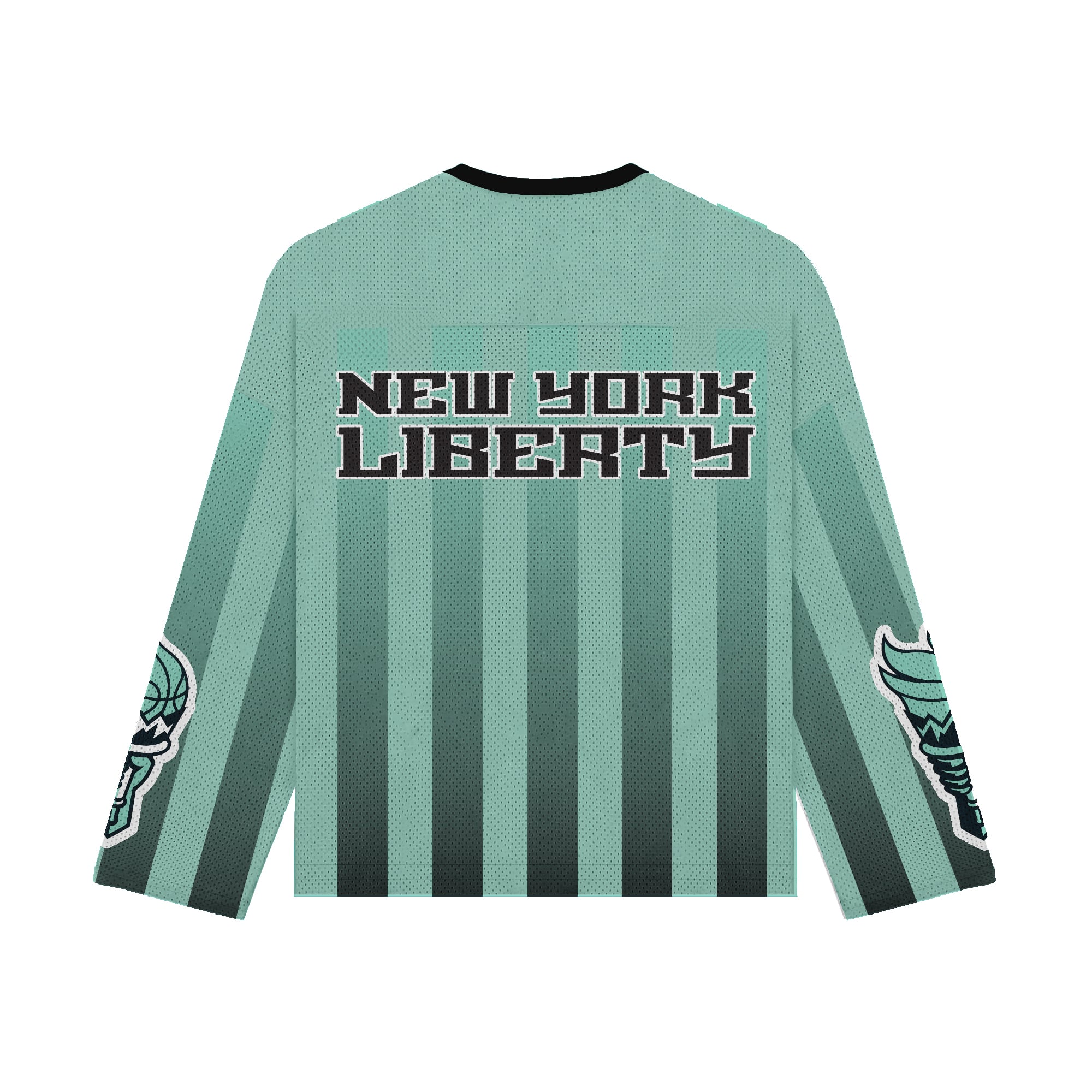 Unisex Playa Society Mint New York Liberty Hockey Fashion Jersey