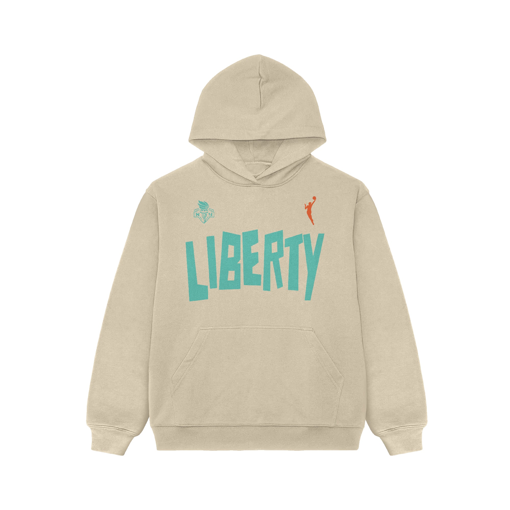Unisex Playa Society Oatmeal New York Liberty Established Hoodie