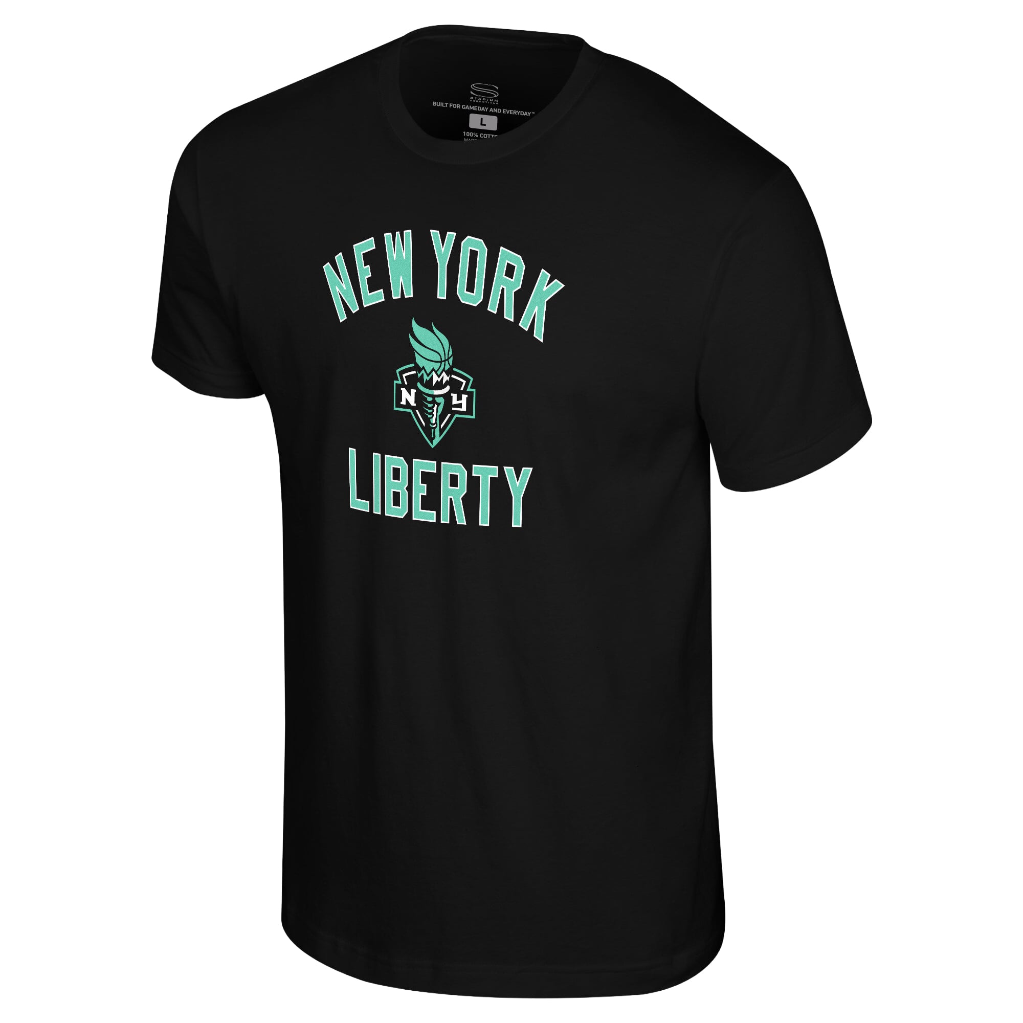 Unisex Stadium Essentials Black New York Liberty Athletic Soul T-Shirt