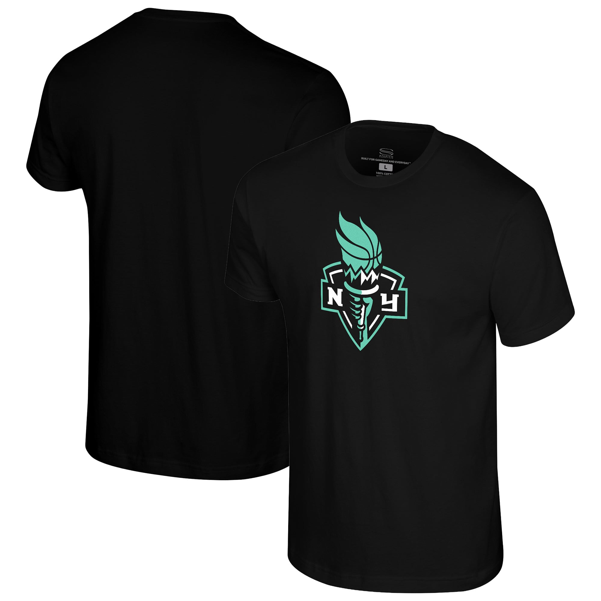 Unisex Stadium Essentials Black New York Liberty Origins Color Logo T-Shirt
