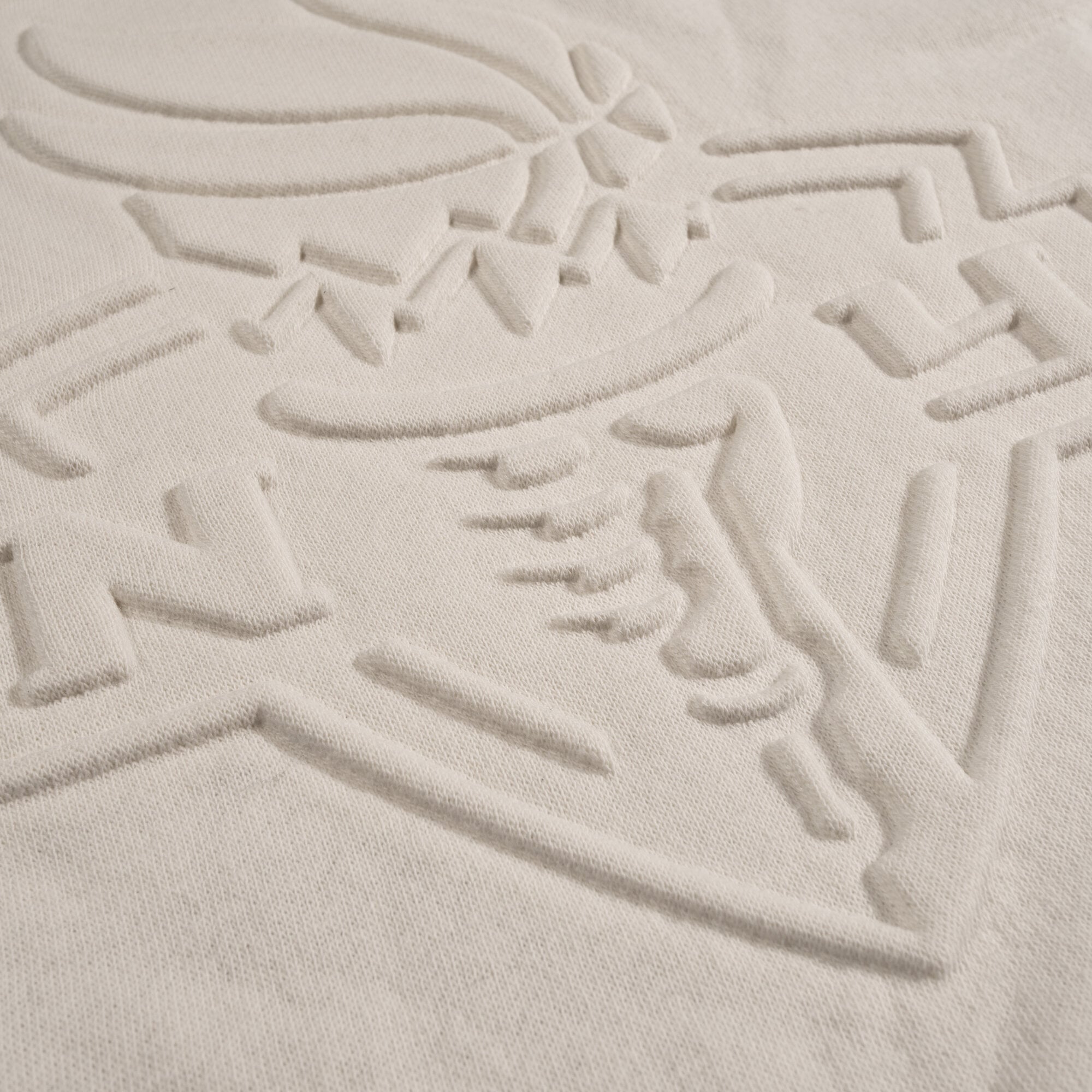 Unisex Stadium Essentials Cream New York Liberty Debossed Minimalist Sweatshirt