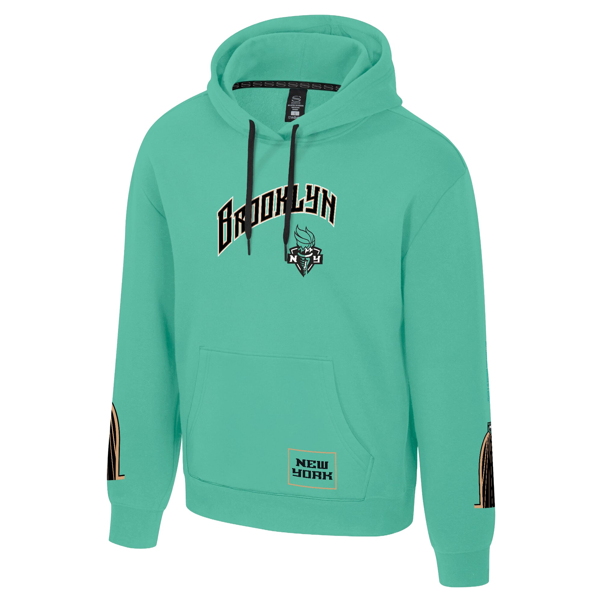 Unisex Stadium Essentials  Mint New York Liberty Rebel Hoodie