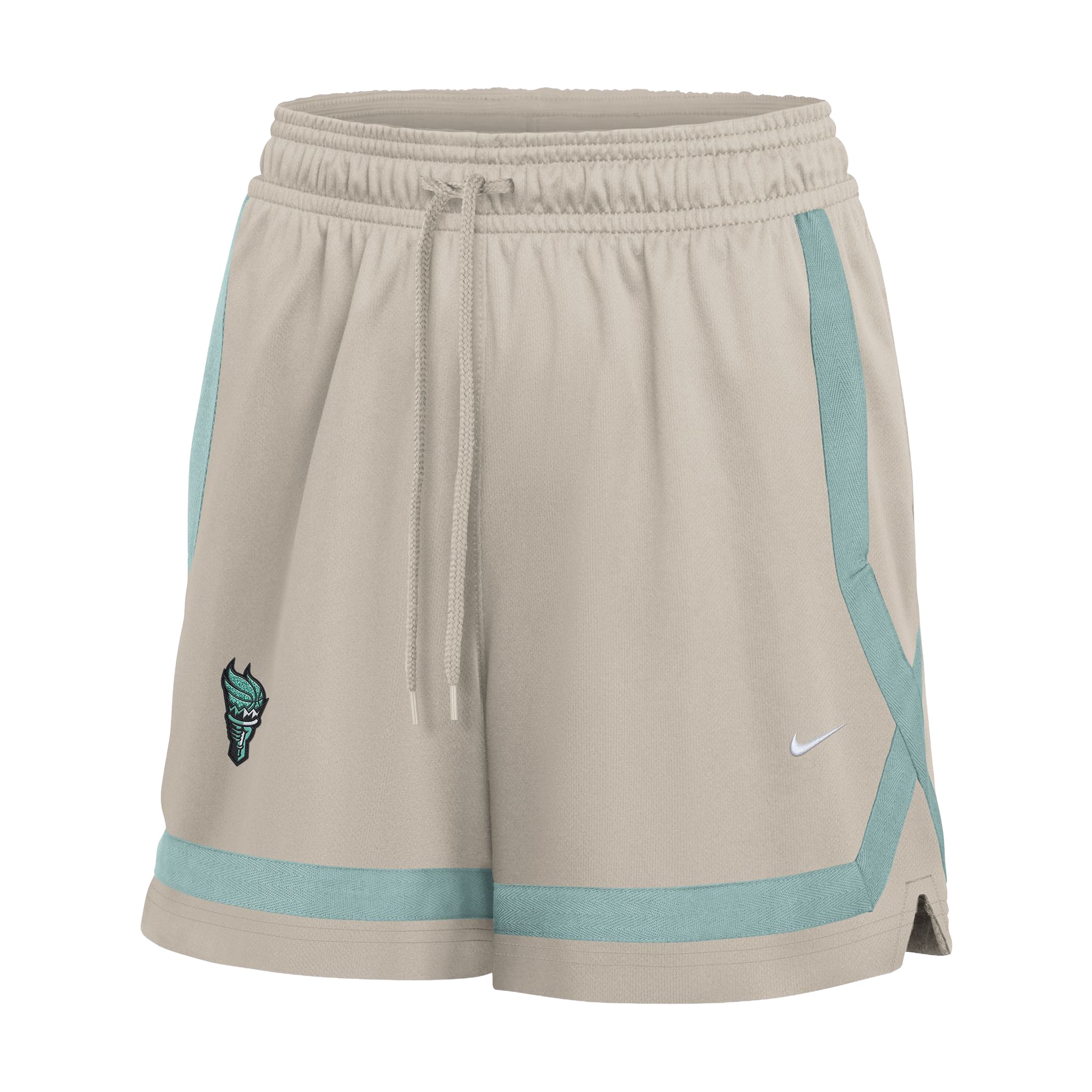 Women's Nike  Cream New York Liberty Studio Fleece Shorts