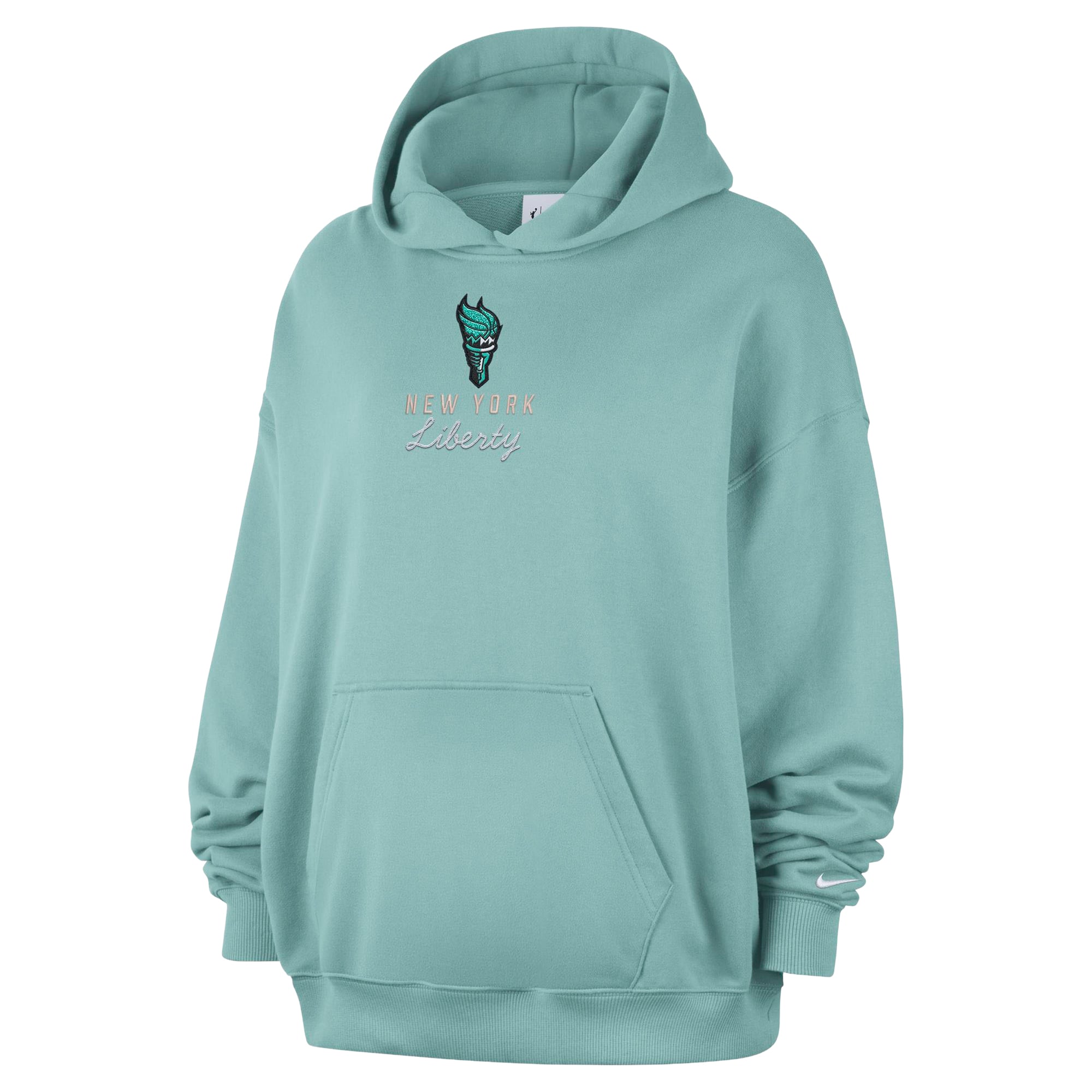 Women's Nike  Mint New York Liberty Studio Fleece Hoodie