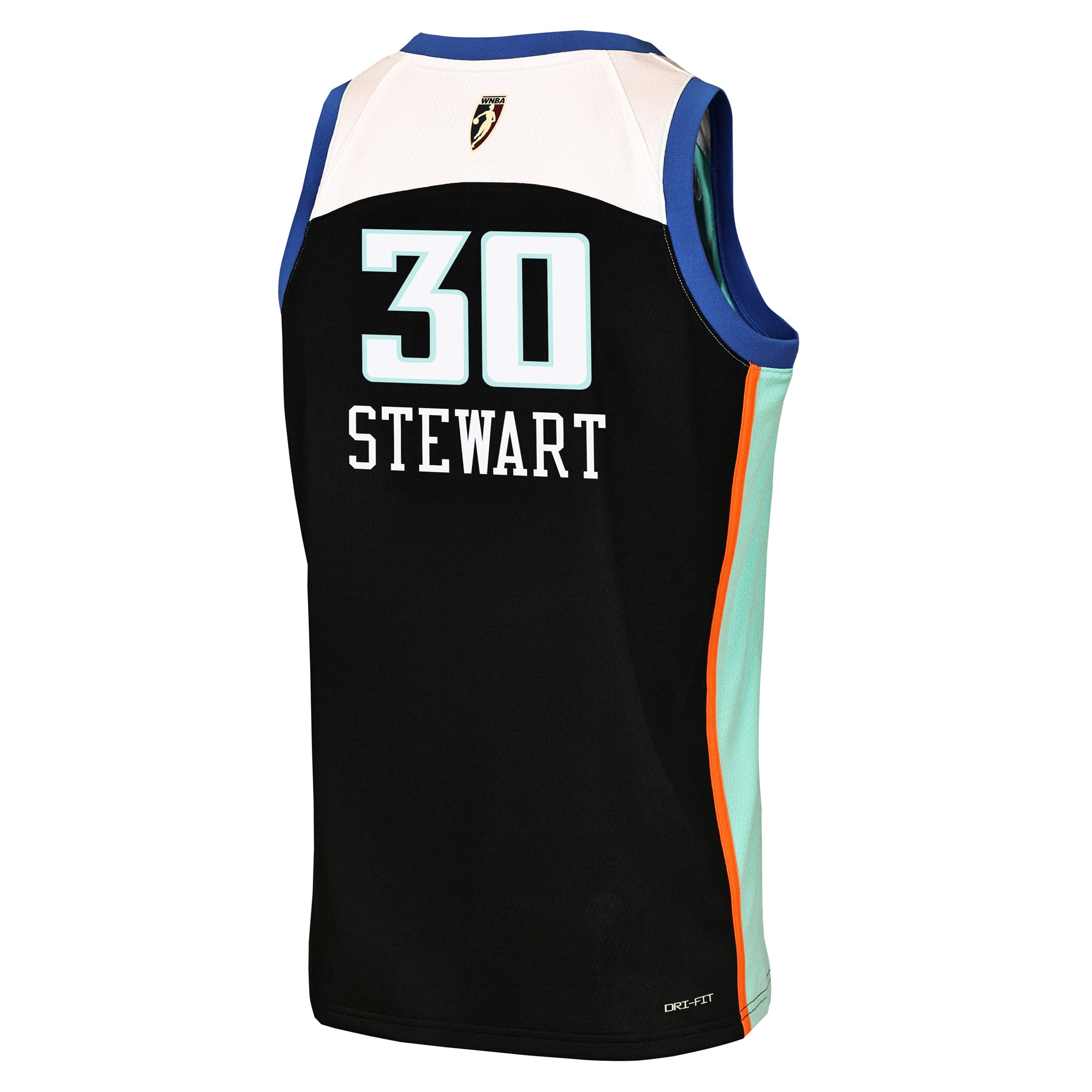 Youth Nike Breanna Stewart Black New York Liberty Victory Swingman Jersey - Court Origins