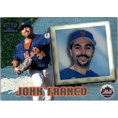 1998 Pacific Invincible Platinum Blue #120 John Franco