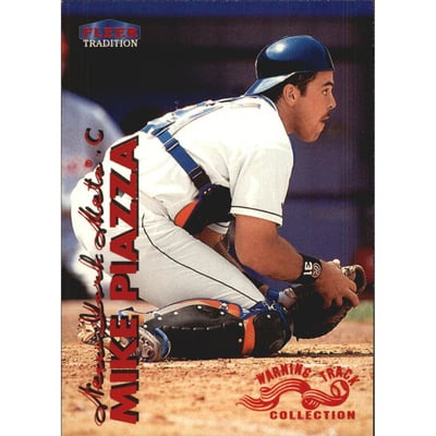 1999 Fleer Tradition Warning Track #41 Mike Piazza